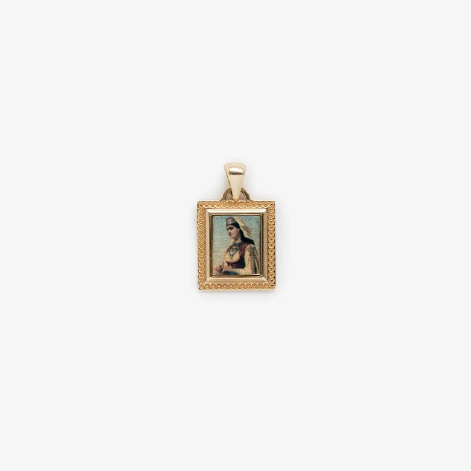 aim-leon-dore-14kt-gold-pendant-anh-nger-greek-beauty-16-mm image 1