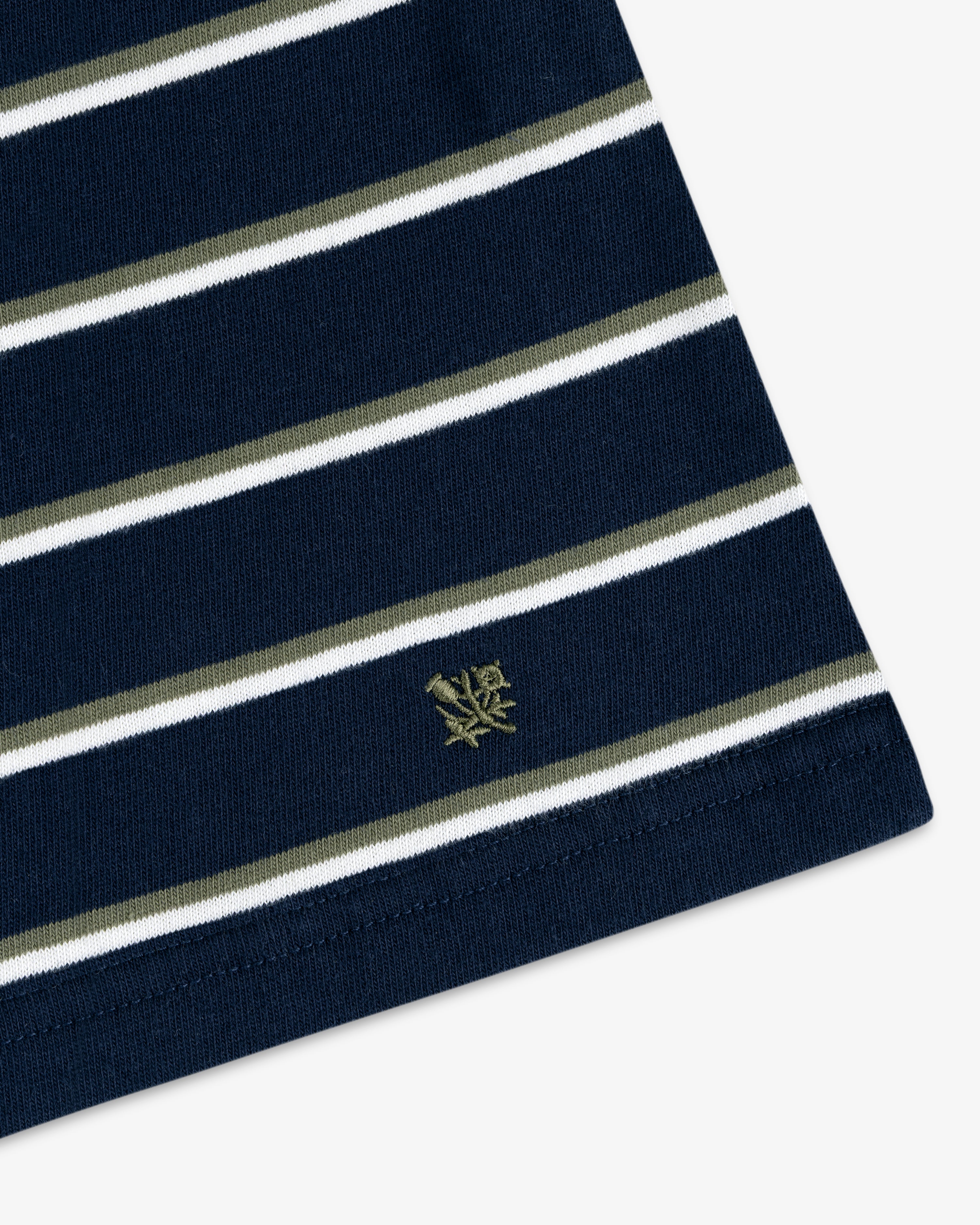 aim-leon-dore-yarn-dyed-striped-t-shirt-navy image 4