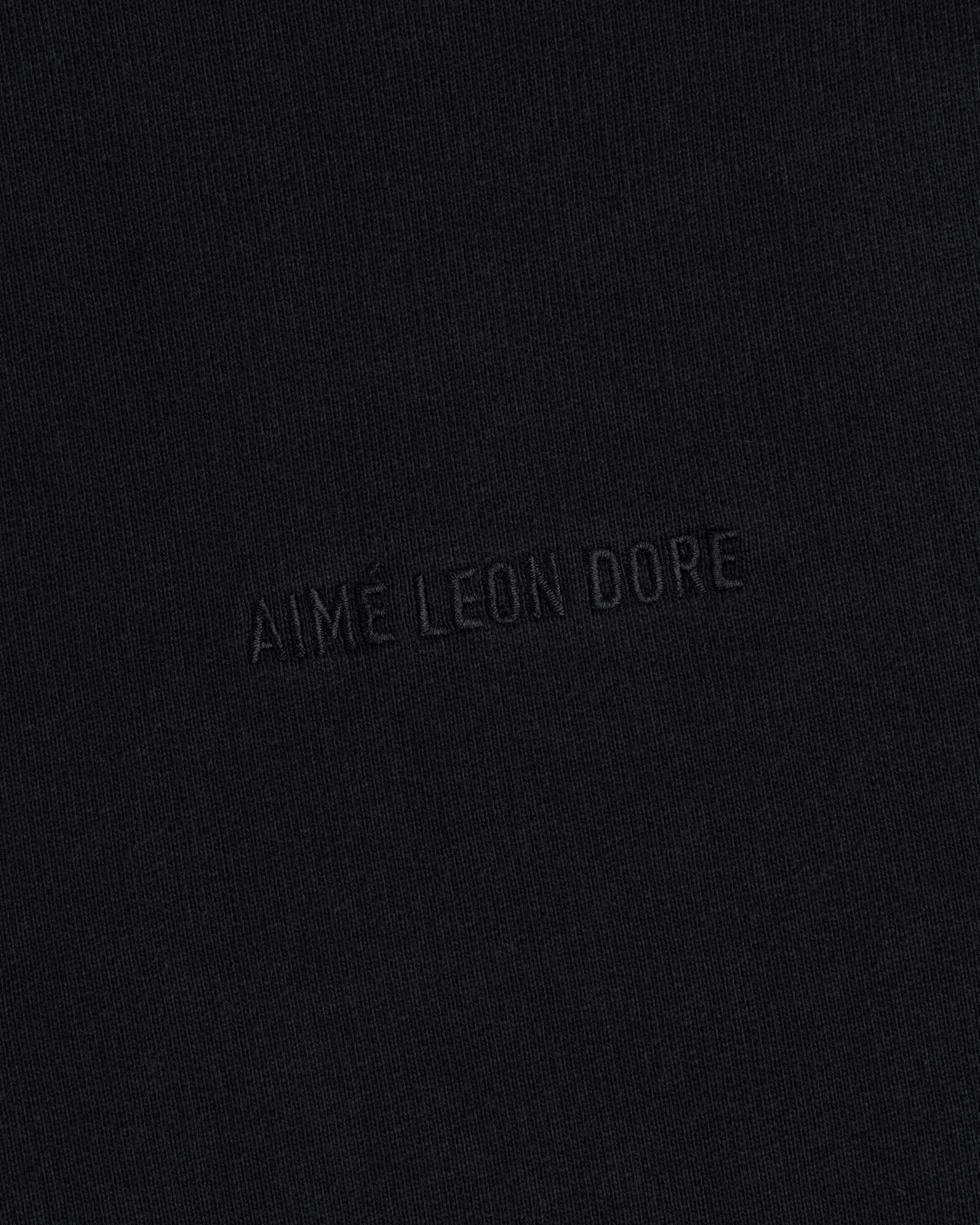 aim-leon-dore-tonal-logo-crewneck-sweatshirt-schwarz image 5