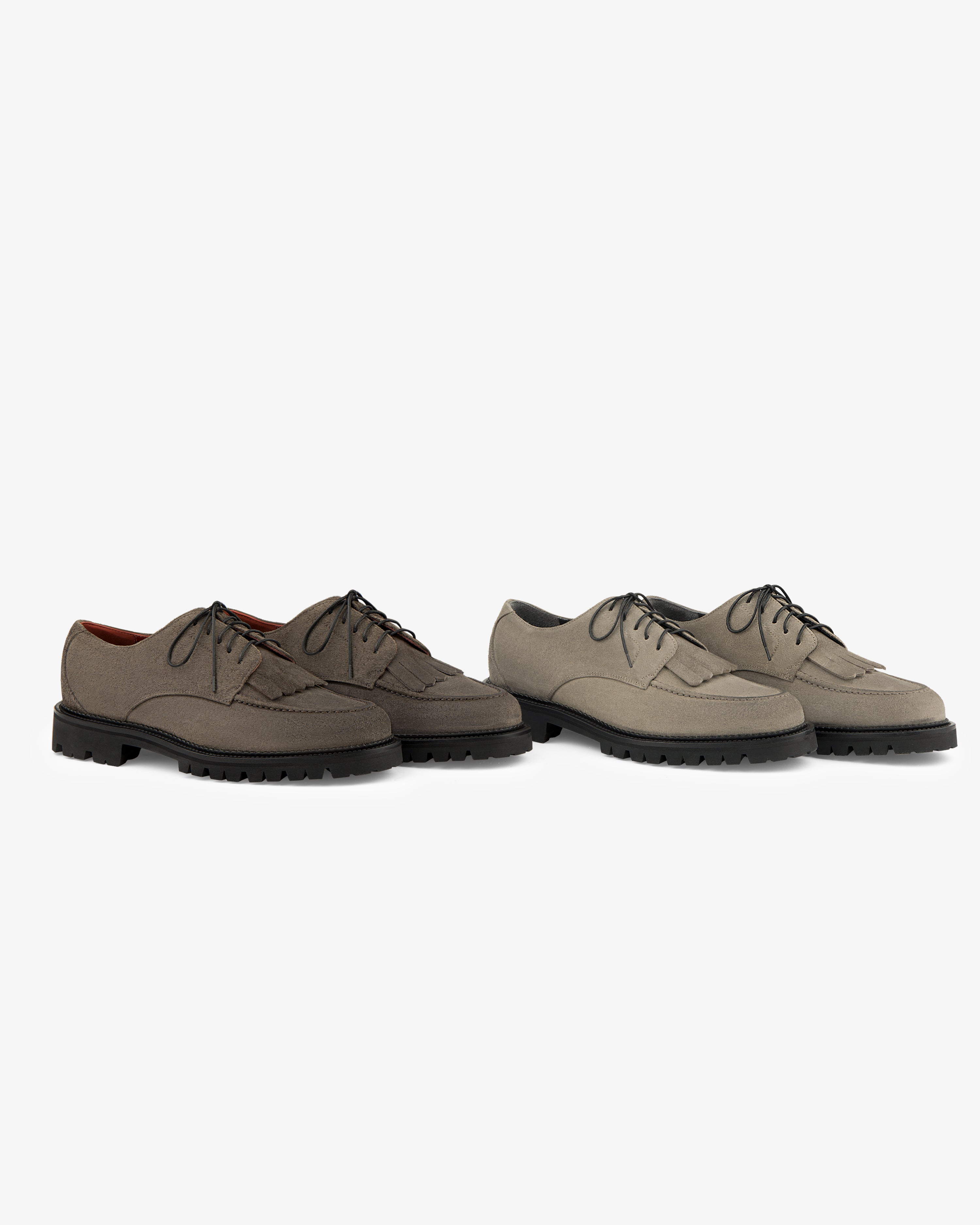aim-leon-dore-suede-lug-sole-derby-braun image 4