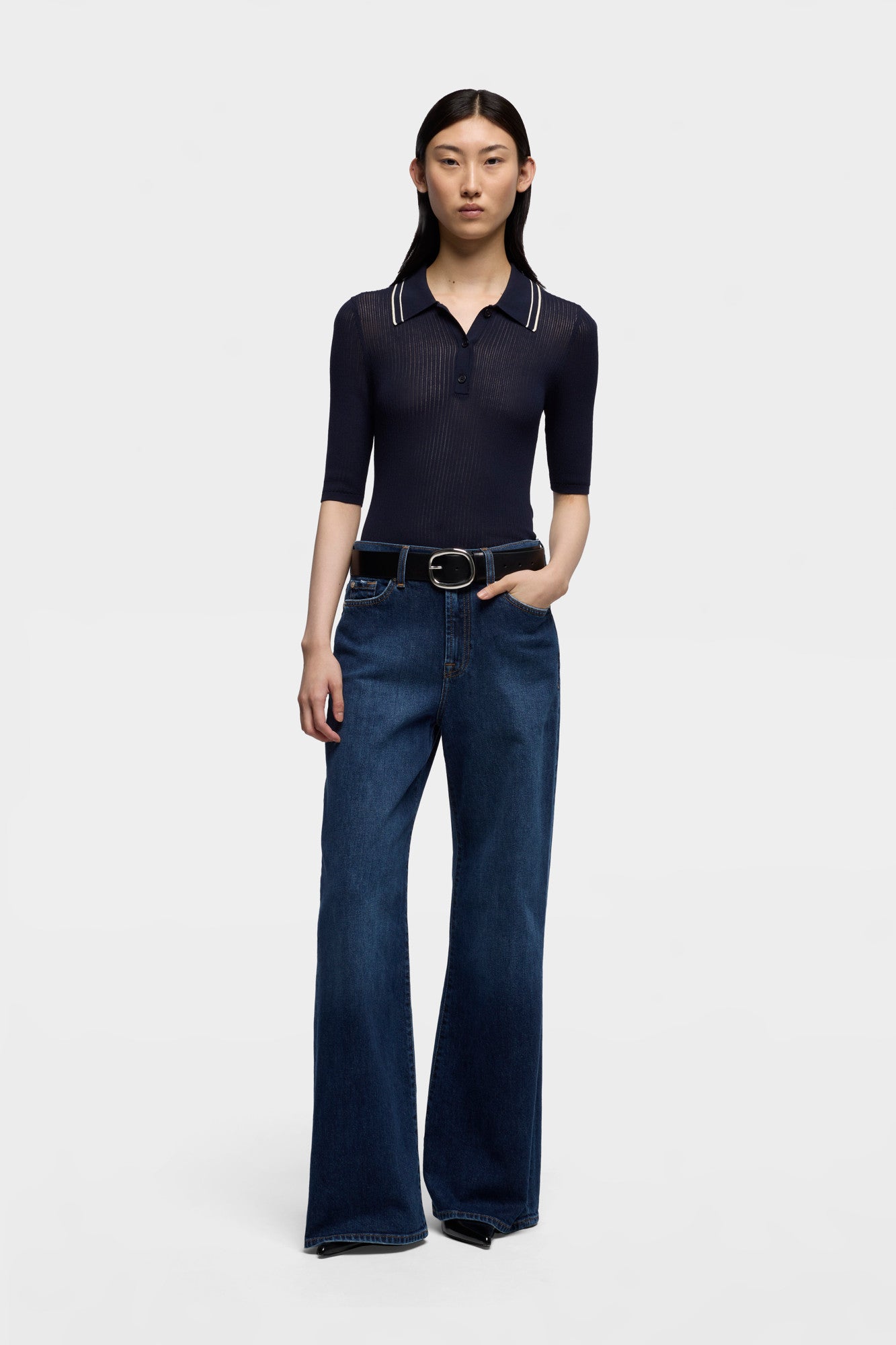 7-for-all-mankind-tailorless-lotta-wide-leg-jeans-damen-indiglow-dunkelblau image 2