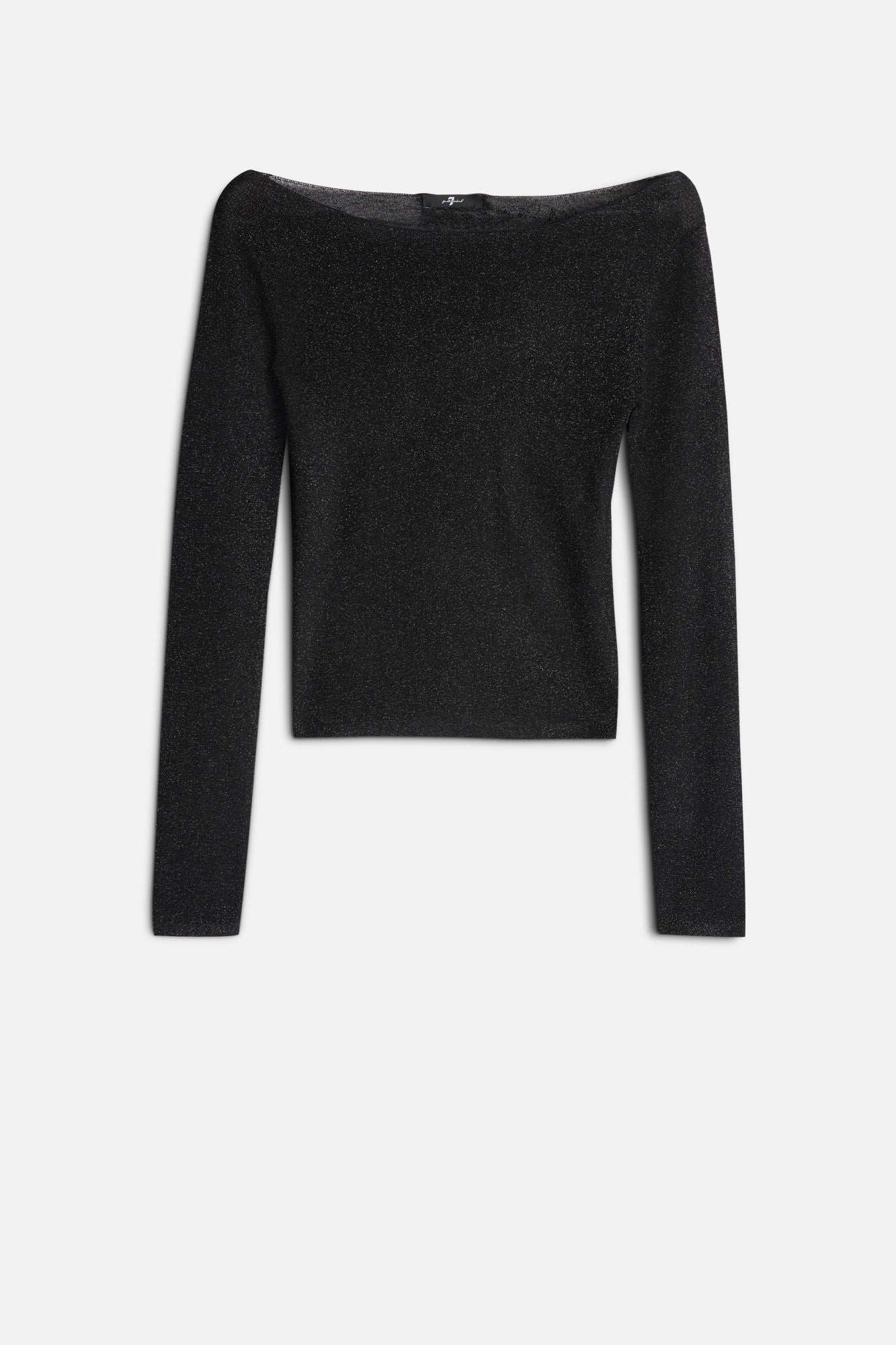 7-for-all-mankind-boatneck-sweater-black-lurex image 1