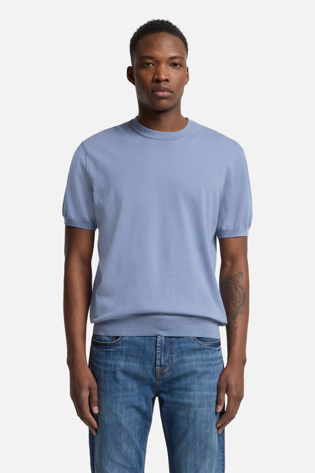 7-for-all-mankind-classic-cotton-short-sleeve-sweater-slate-blue-herren image 3