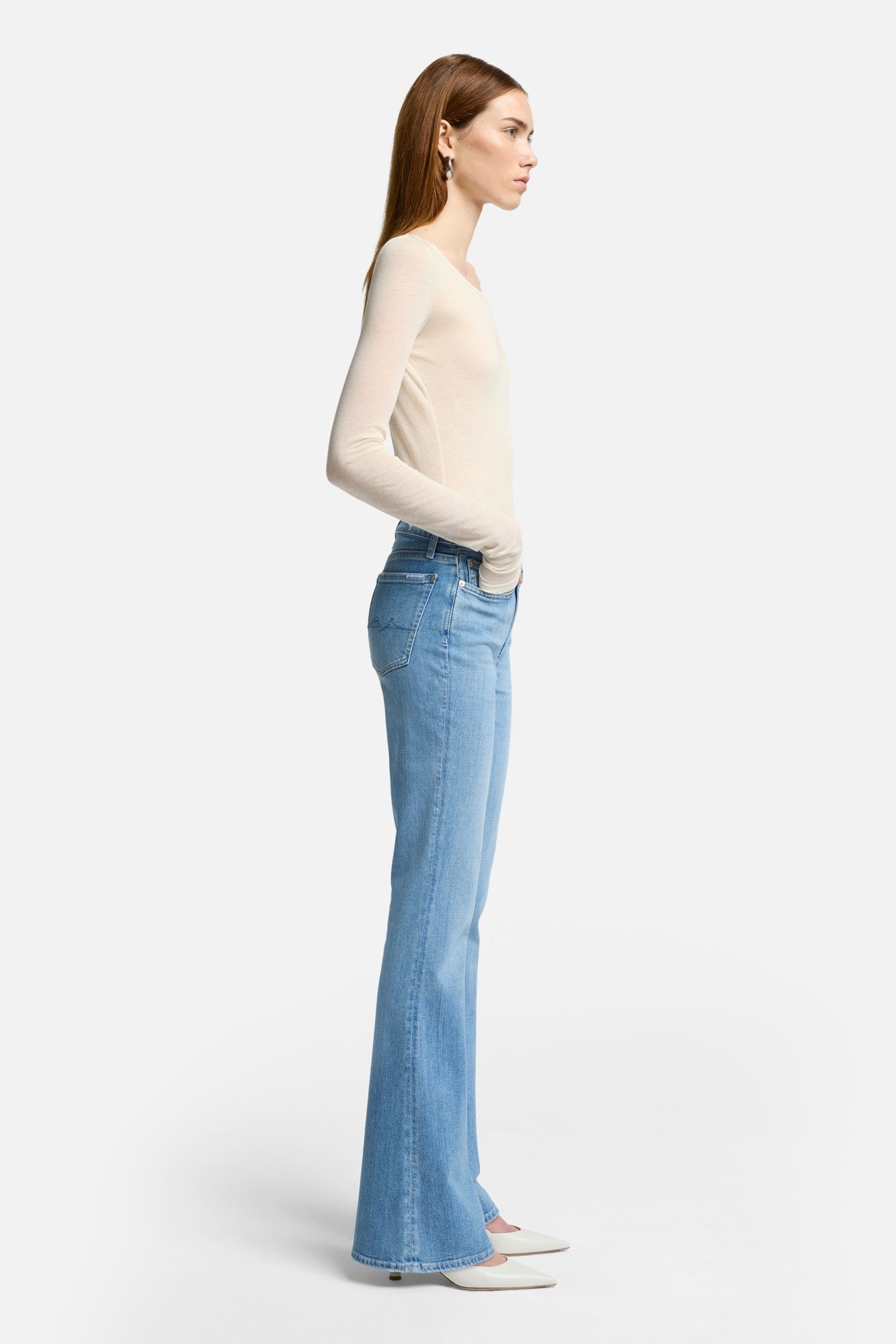 7-for-all-mankind-high-waist-ali-flare-jeans-bloom-damen image 6