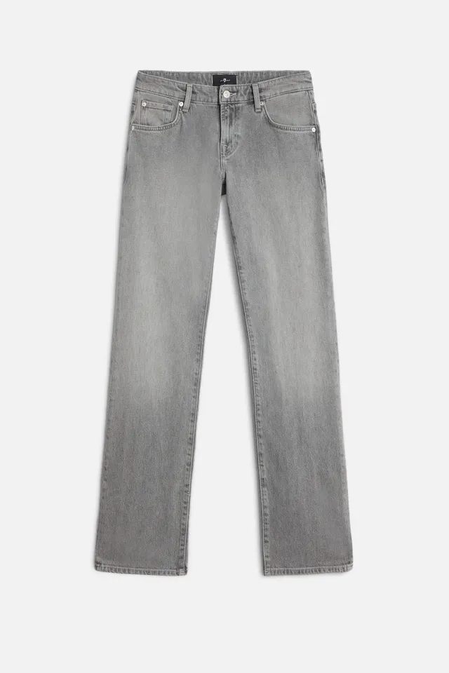 7-for-all-mankind-low-straight-damen-jeans-mankind-steel-grau image 1
