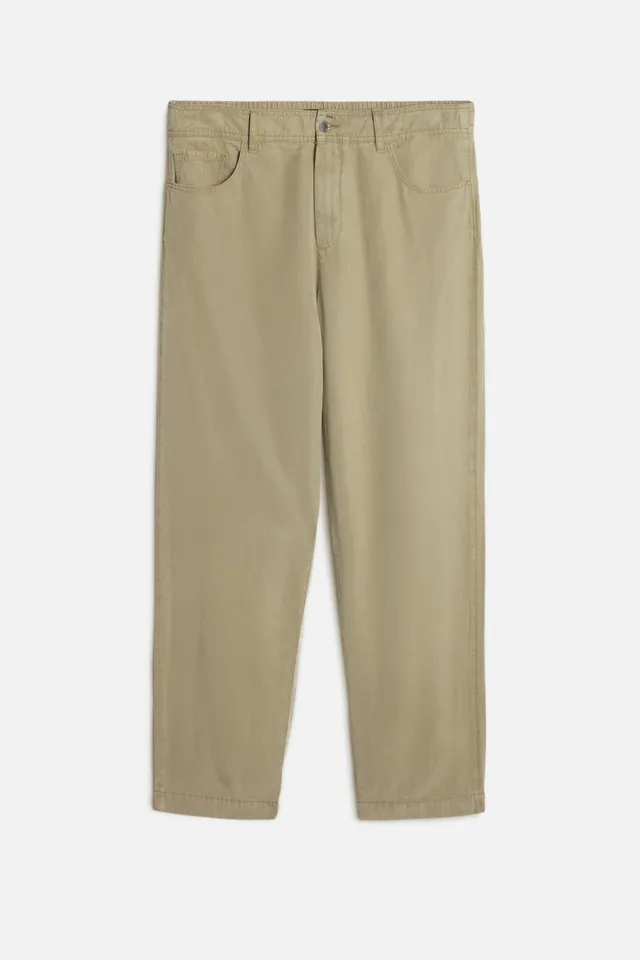7-for-all-mankind-hybrid-jogger-herren-hose-linen-blend-army image 1