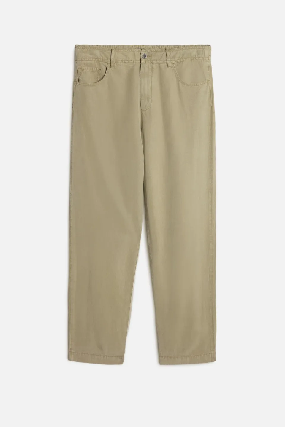 7-for-all-mankind-hybrid-jogger-herren-hose-linen-blend-army image 1