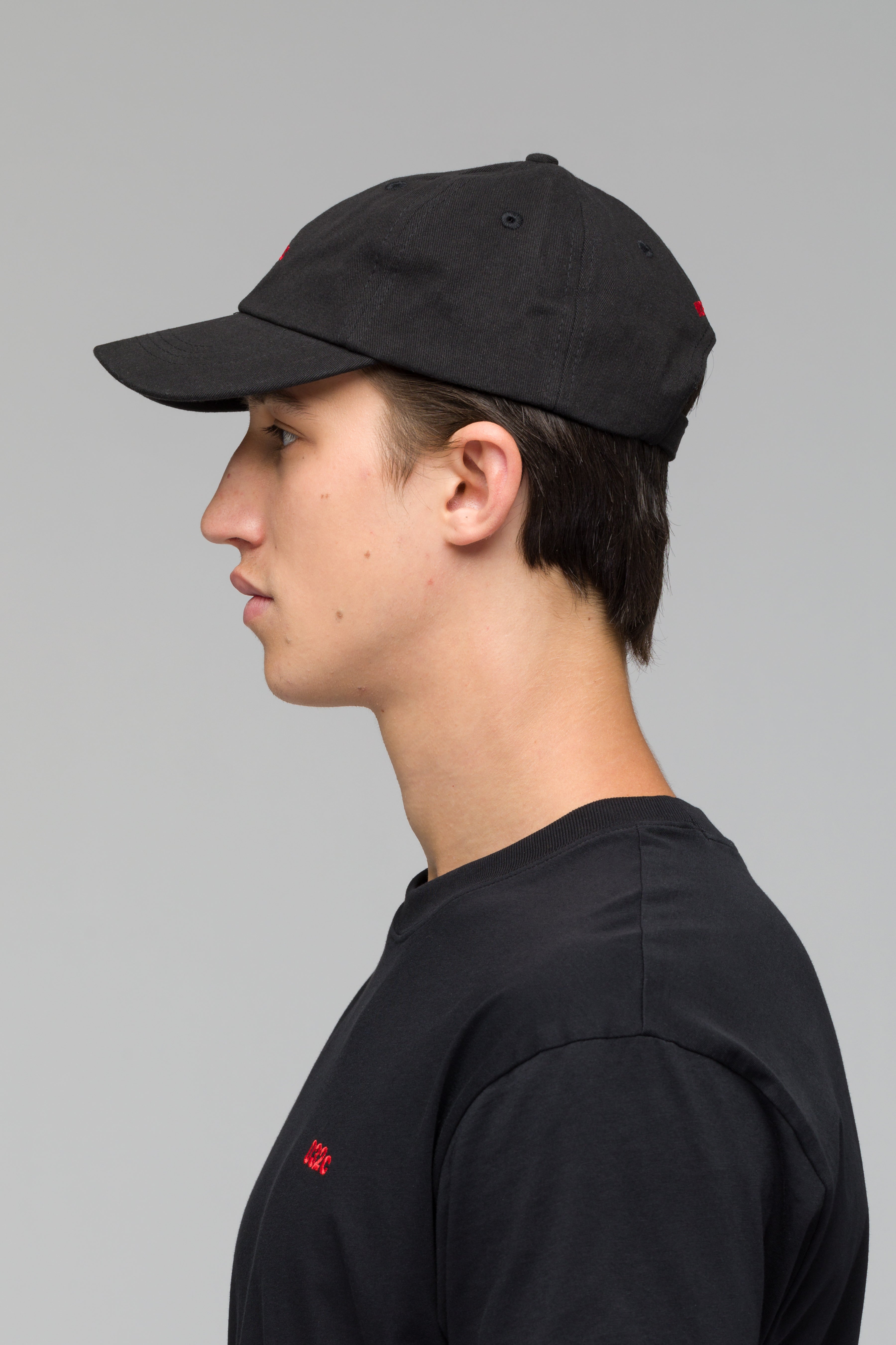 032c-classics-cap-schwarze-cap-mit-gesticktem-logo image 4