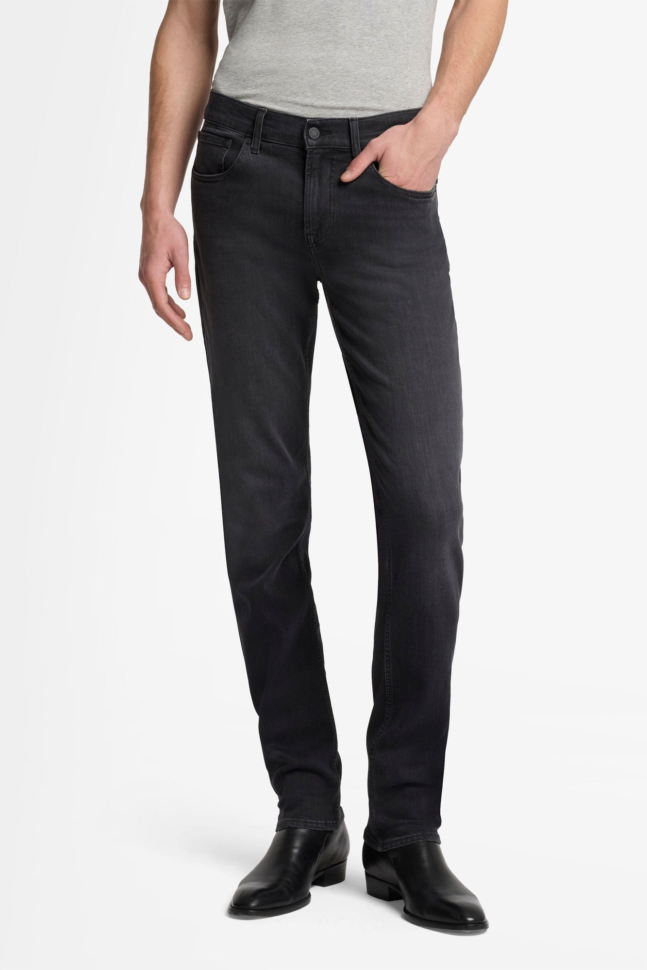 7-for-all-mankind-slimmy-herren-slim-jeans-luxe-performance-washed-black image 3