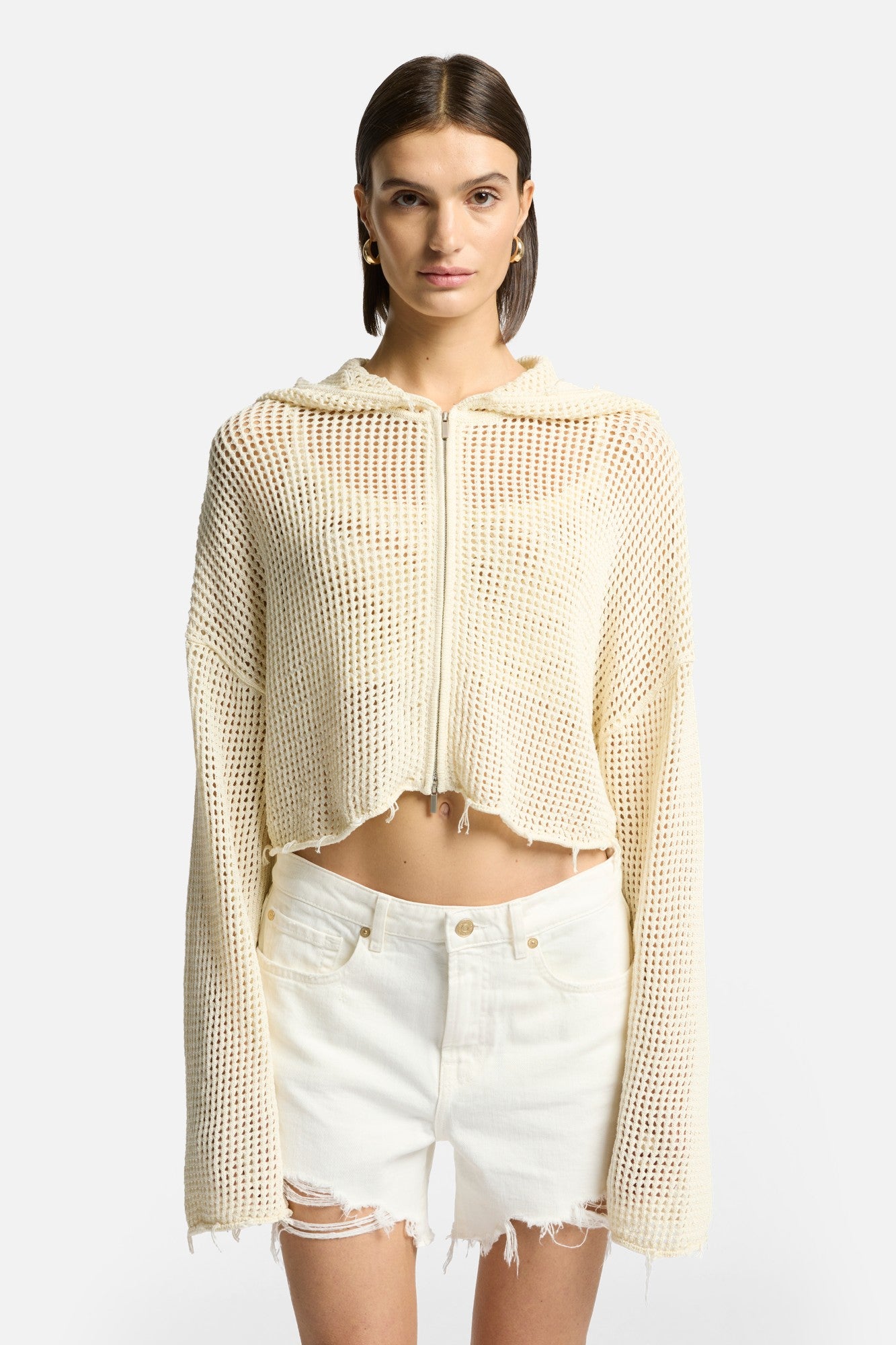 7-for-all-mankind-cropped-open-knit-hoodie-solitary-star-wei image 3