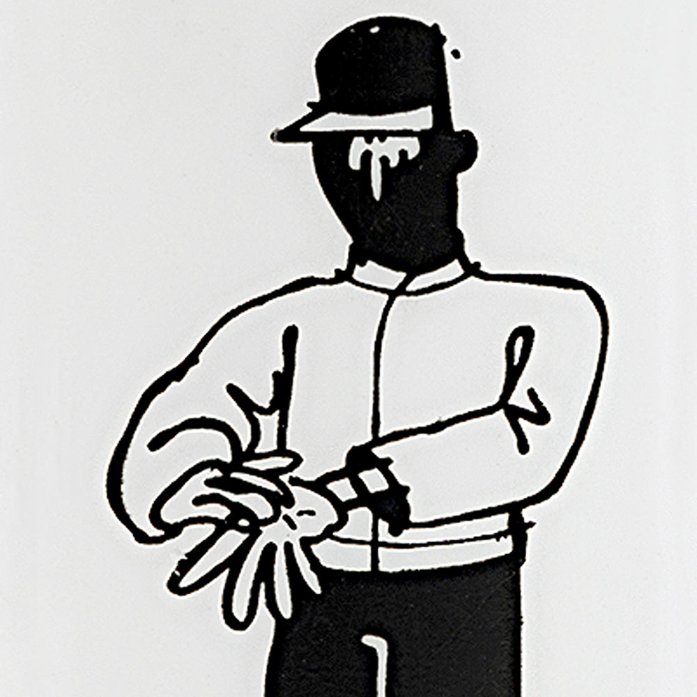 aim-leon-dore-caricature-lighter-feuerzeug-wei-schwarz-3 image 4