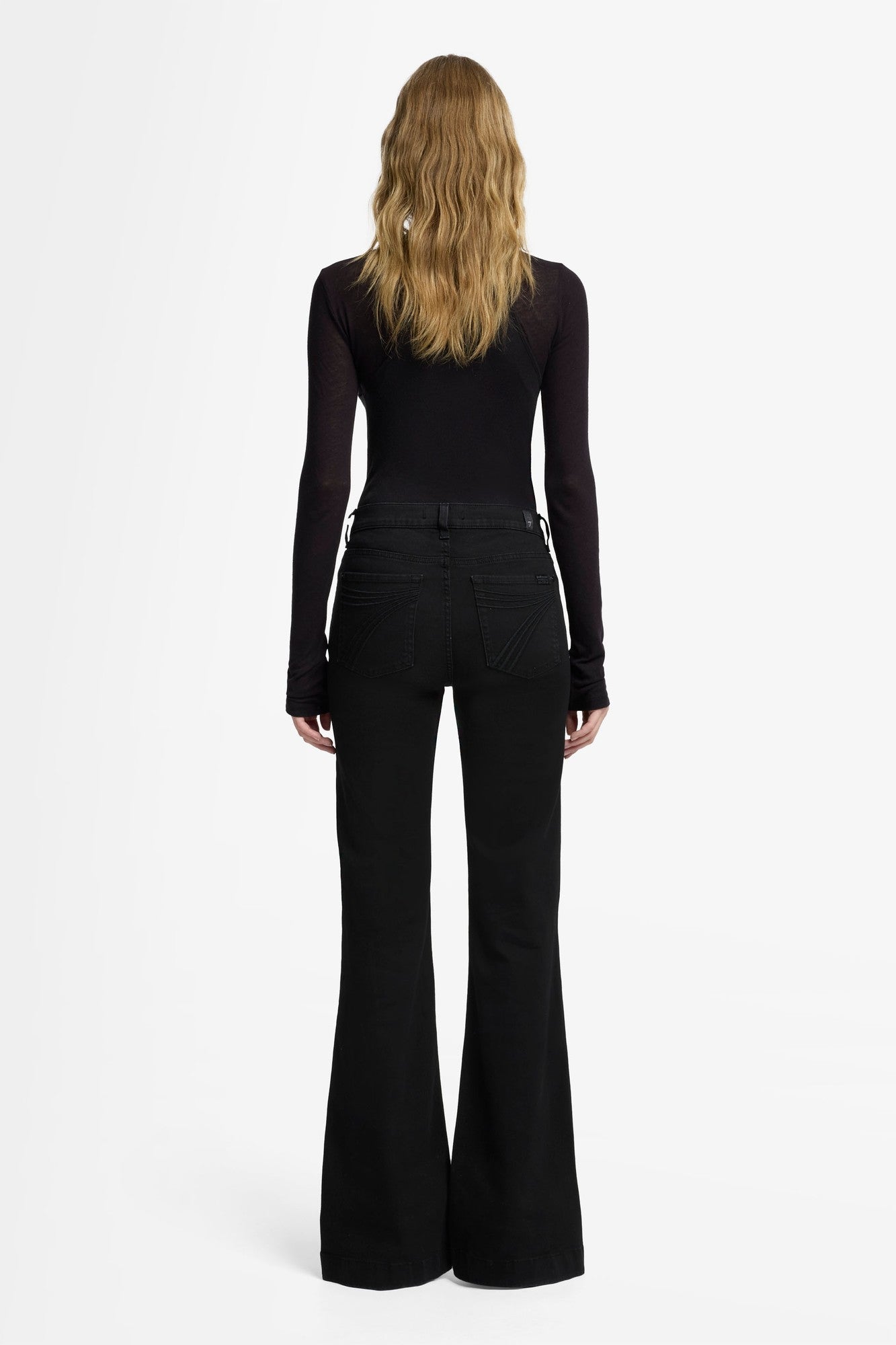7-for-all-mankind-dojo-flare-jeans-in-night-black image 5