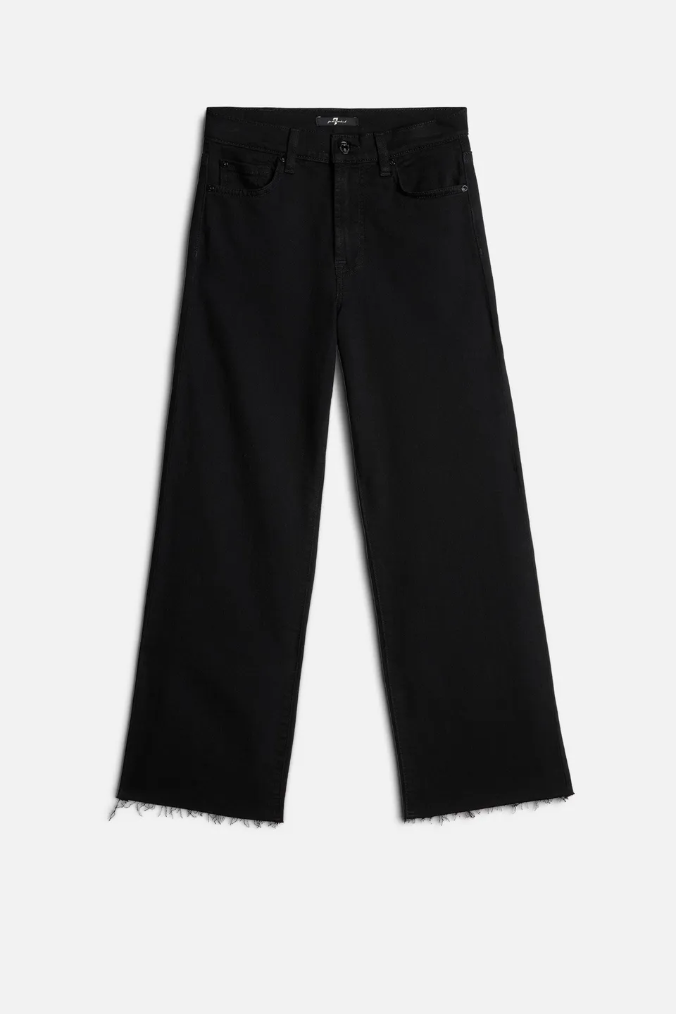 7-for-all-mankind-cropped-alexa-straight-jeans-in-black image 1
