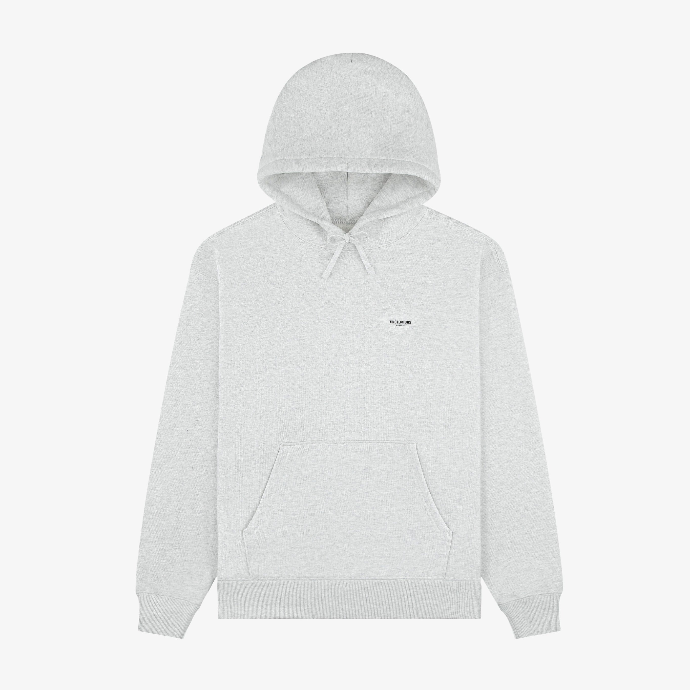 aim-leon-dore-micro-logo-hoodie-grey image 1