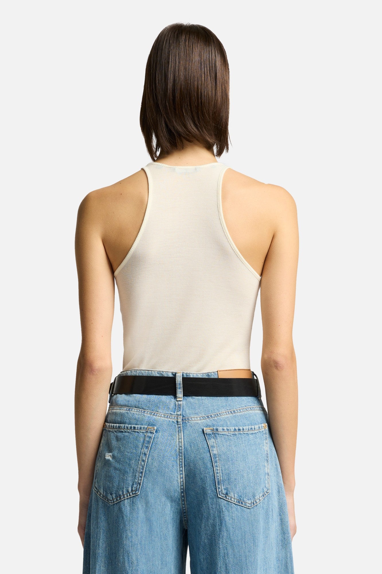 7-for-all-mankind-racer-front-tank-top-damen-wei image 5