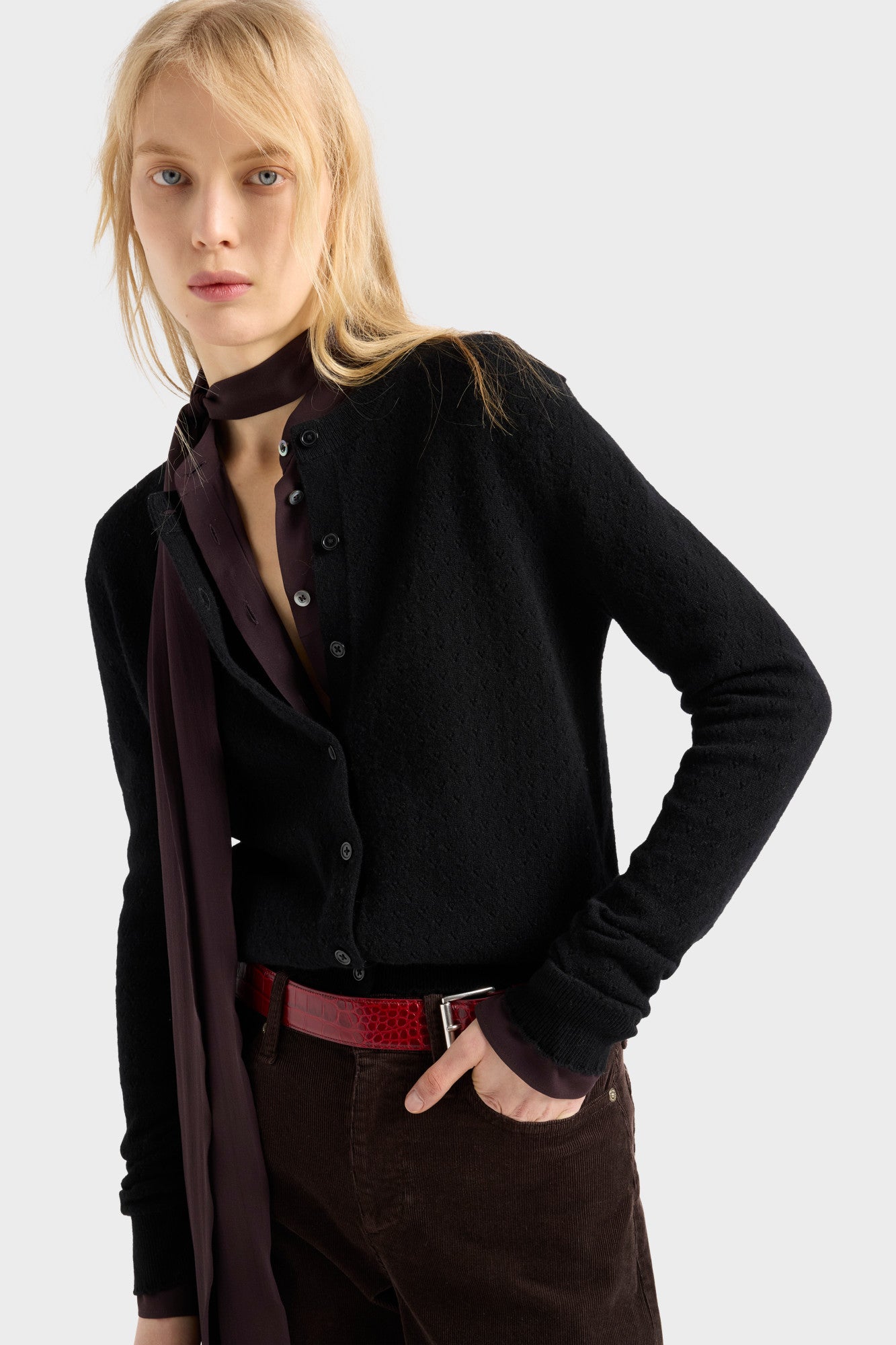 7-for-all-mankind-pointelle-cardigan-cashmere-coal-damen image 6