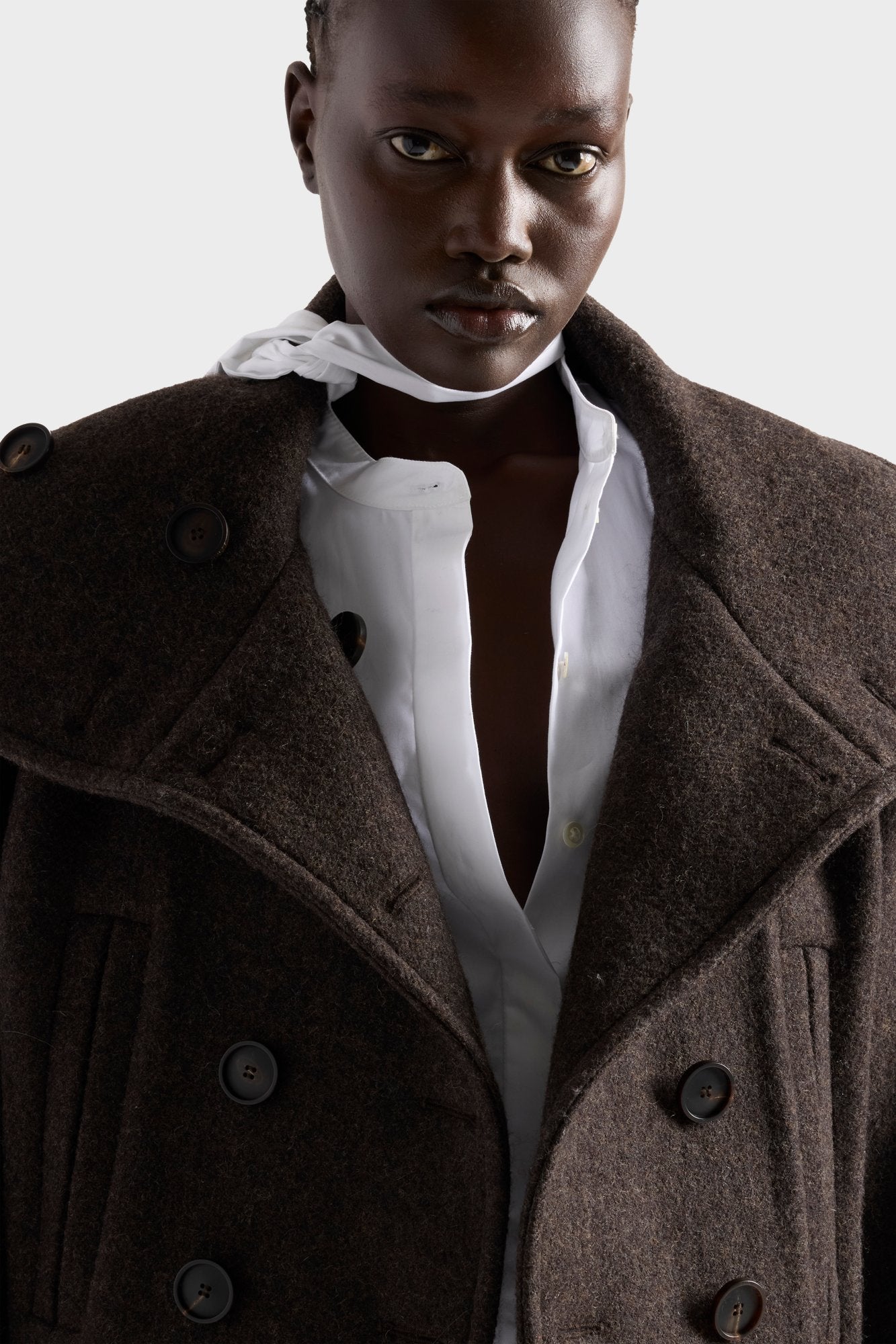 7-for-all-mankind-double-breasted-high-neck-kurzmantel-wool-chestnut image 4