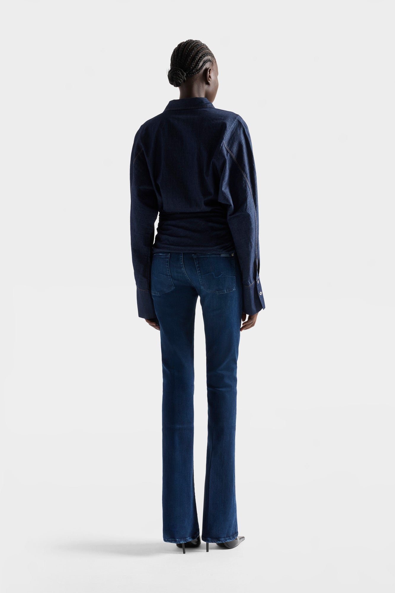 7-for-all-mankind-waist-tie-shirt-denim-abyss-damen-denim-bluse image 5