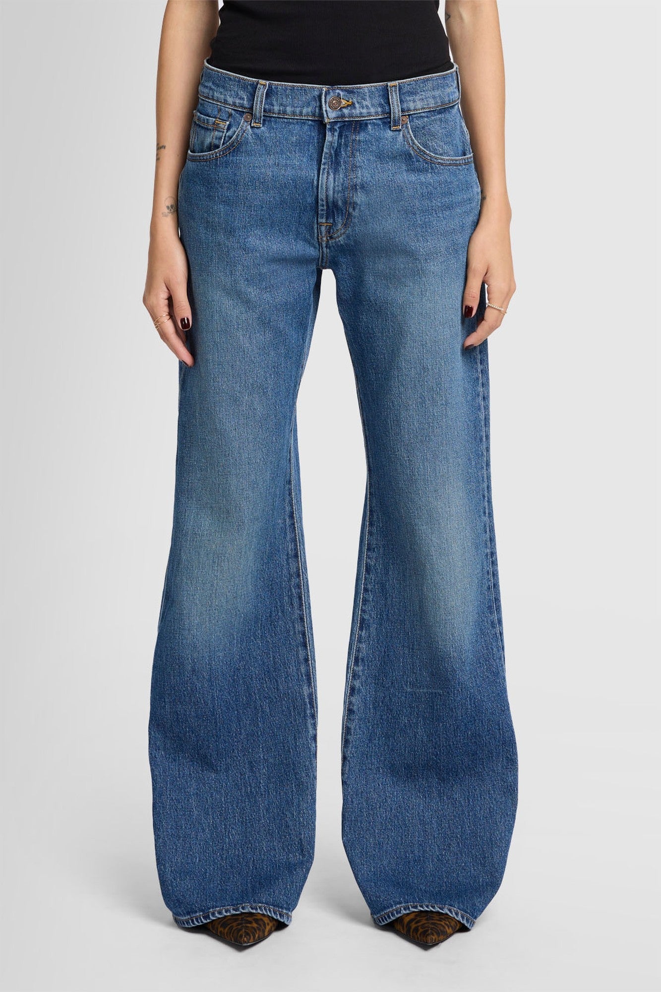 7-for-all-mankind-spencer-flare-flared-jeans-damen-mankind-jasper image 2