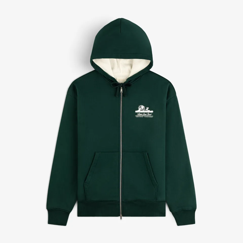 aim-leon-dore-unisphere-waffle-full-zip-hoodie-gr-n image 1