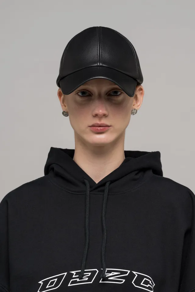 032c-leather-cap-baseballcap-aus-kalbsleder image 1