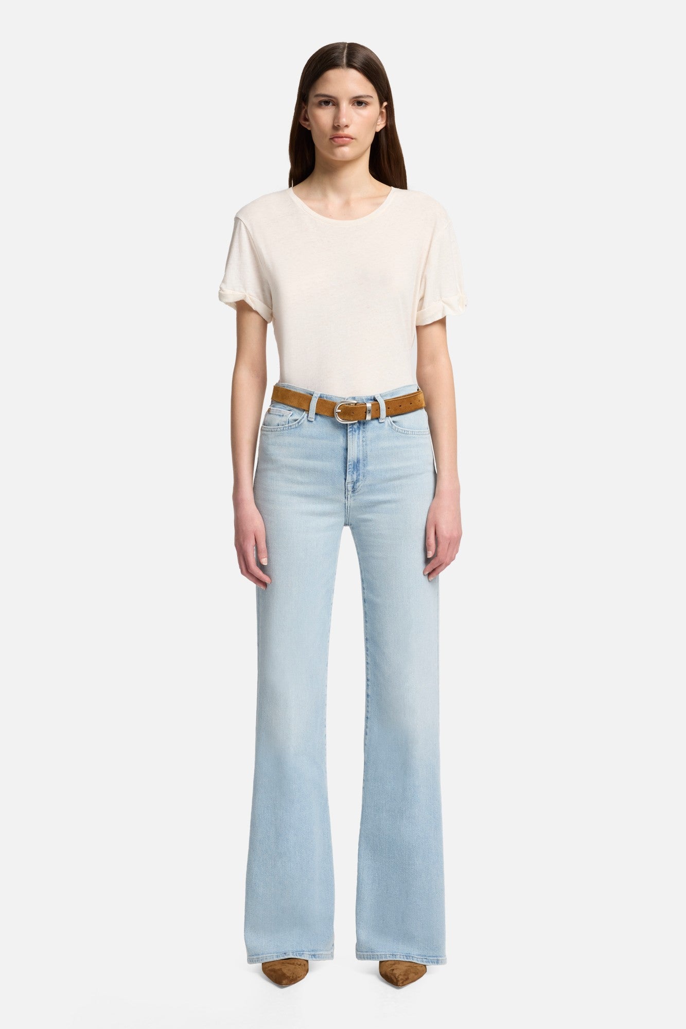 7-for-all-mankind-luxe-vintage-modern-dojo-flare-jeans-in-frozen image 2