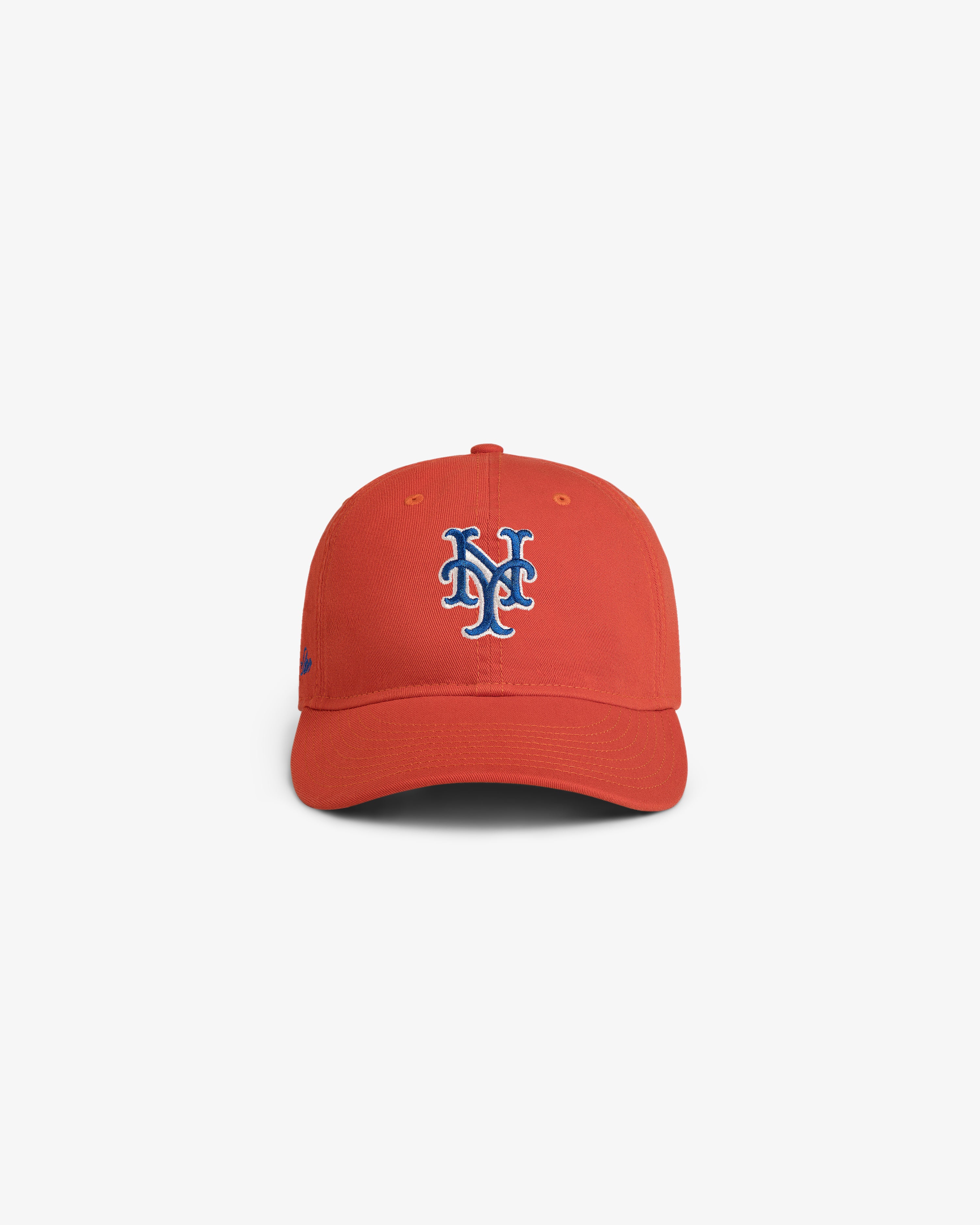 aim-leon-dore-x-new-era-mets-retro-fit-hat-cap-orange image 2