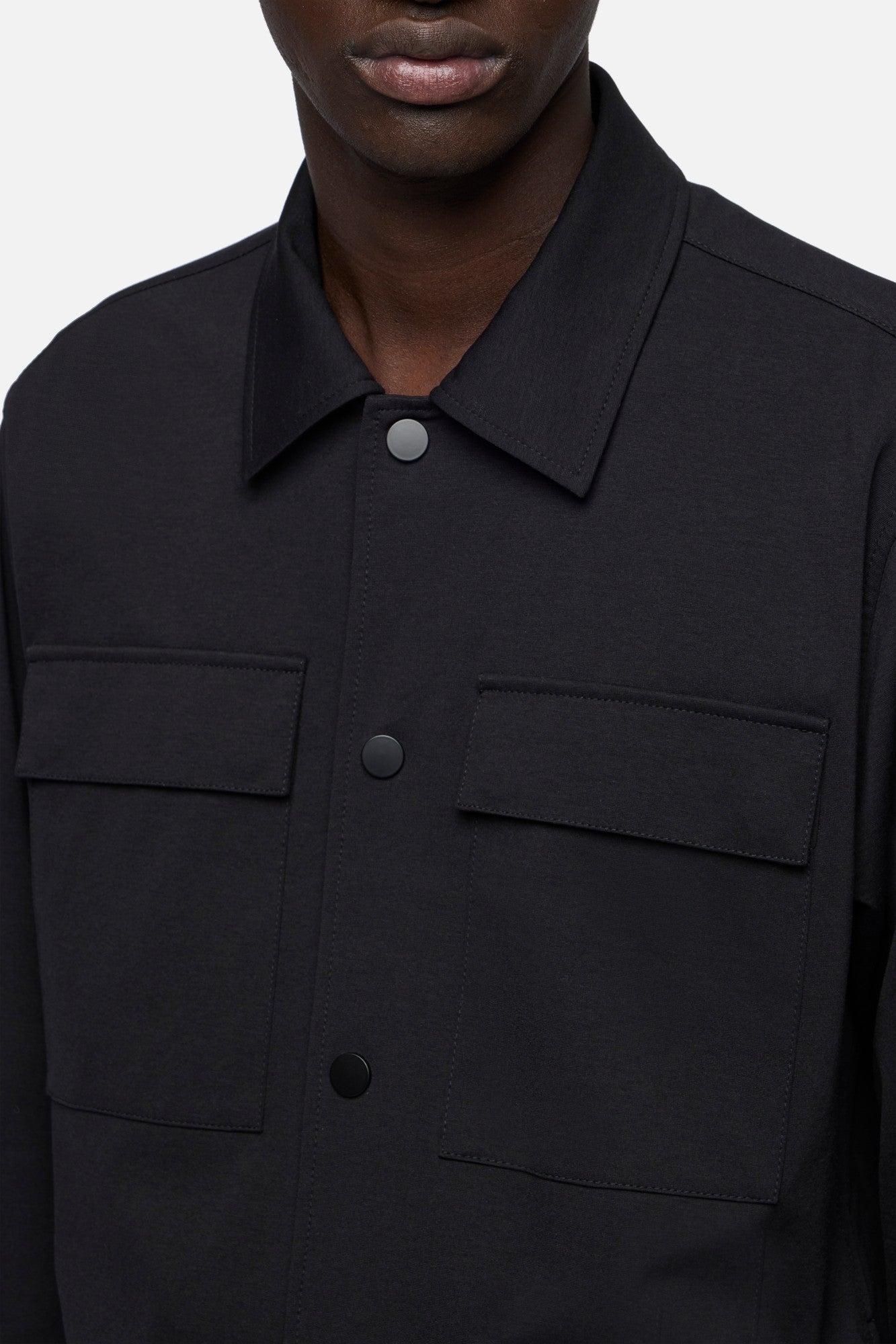 7-for-all-mankind-overshirt-luxe-performance-knit-black-herren-overshirt image 4