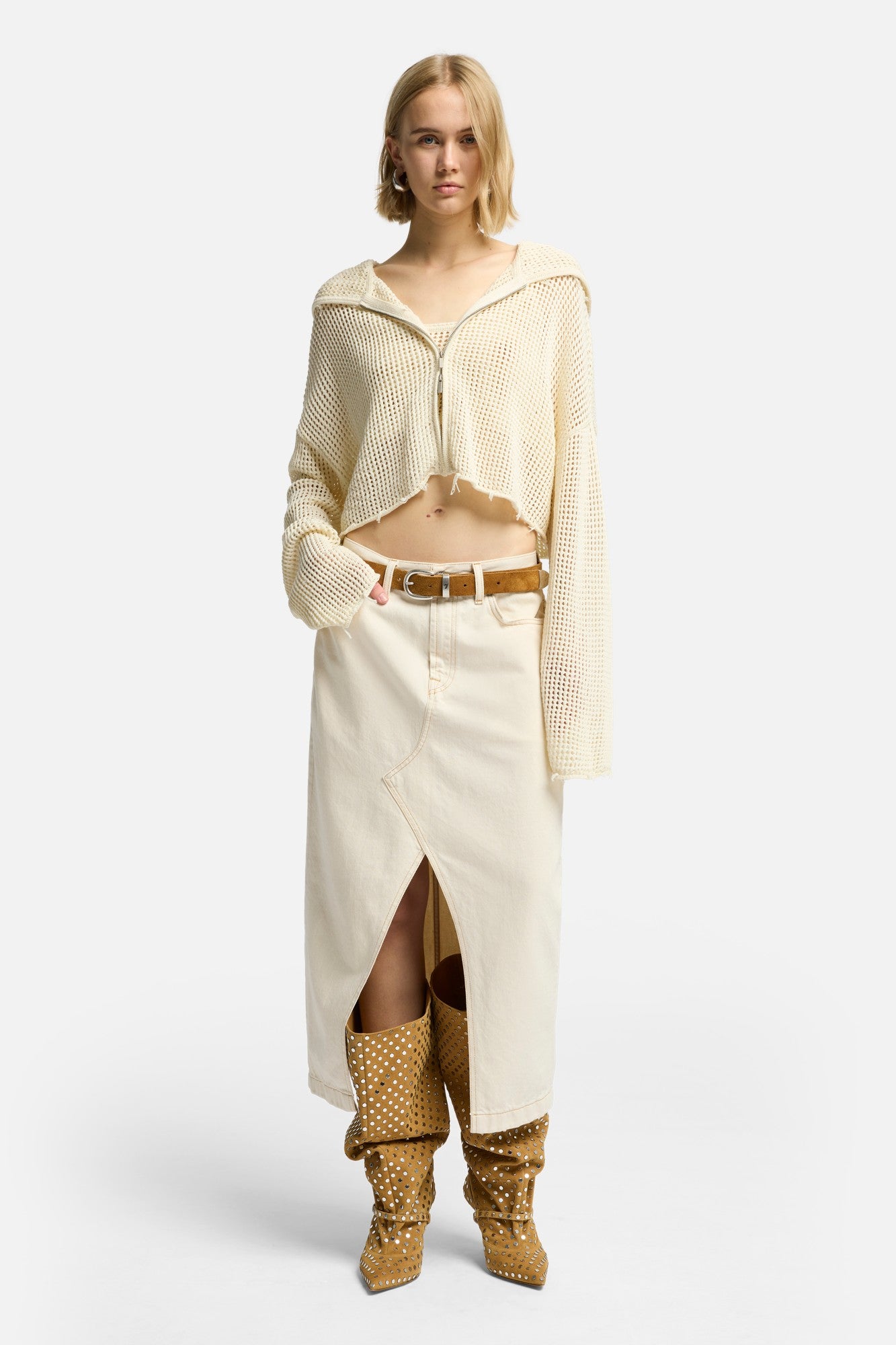 7-for-all-mankind-denim-midi-rock-damen-solitary-star image 2