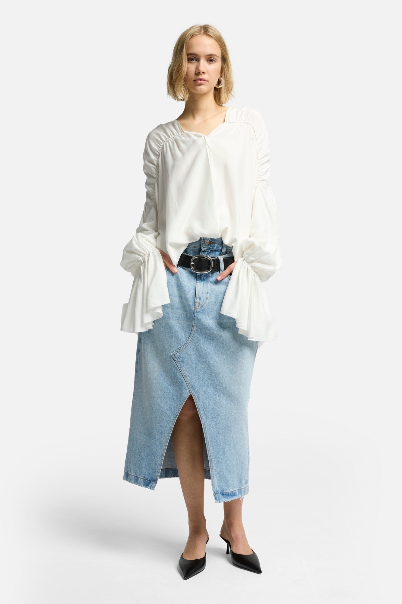 7-for-all-mankind-silk-blend-ariel-shirt-wei-seiden-bluse-damen image 2