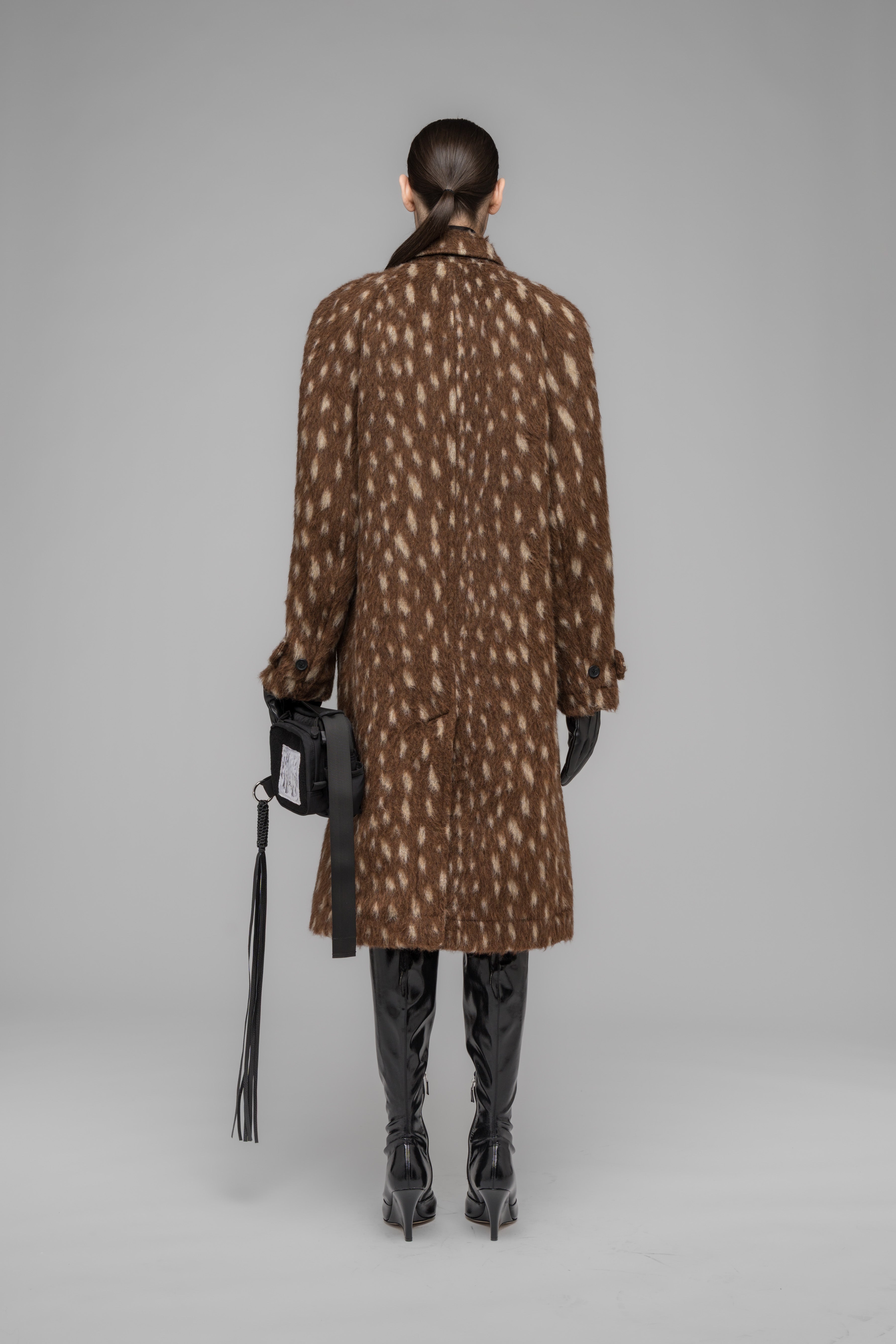 032c-bambi-car-coat-damen-jacquard-wollmantel image 4