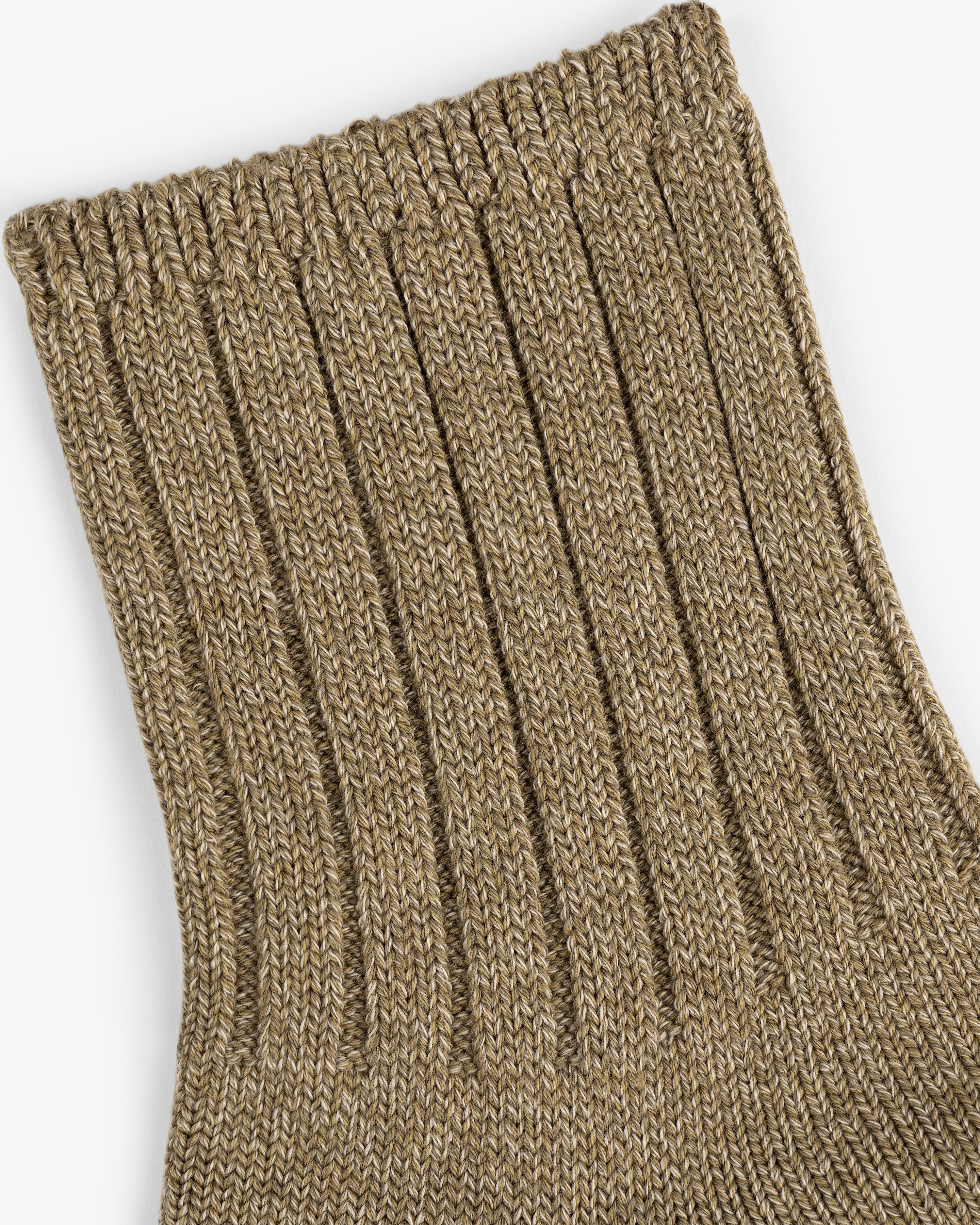 aim-leon-dore-marled-quarter-sock-socken-taupe image 3