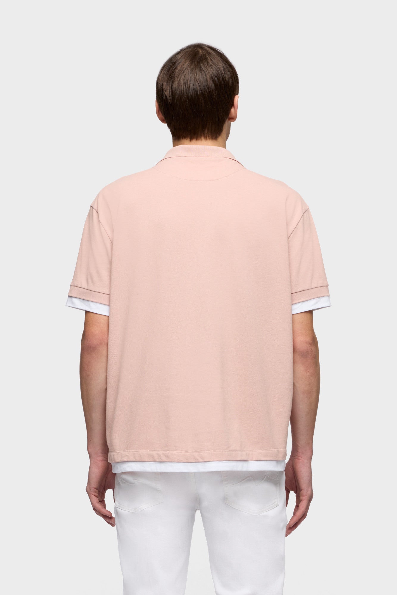 7-for-all-mankind-double-layer-polo-rose-herren image 5