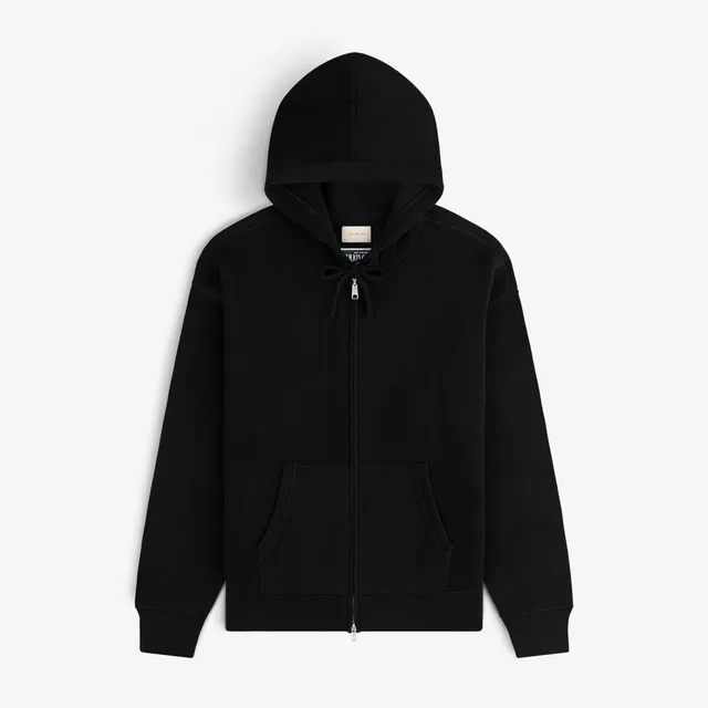 aim-leon-dore-full-zip-pavilion-cashmere-hoodie-schwarz image 1