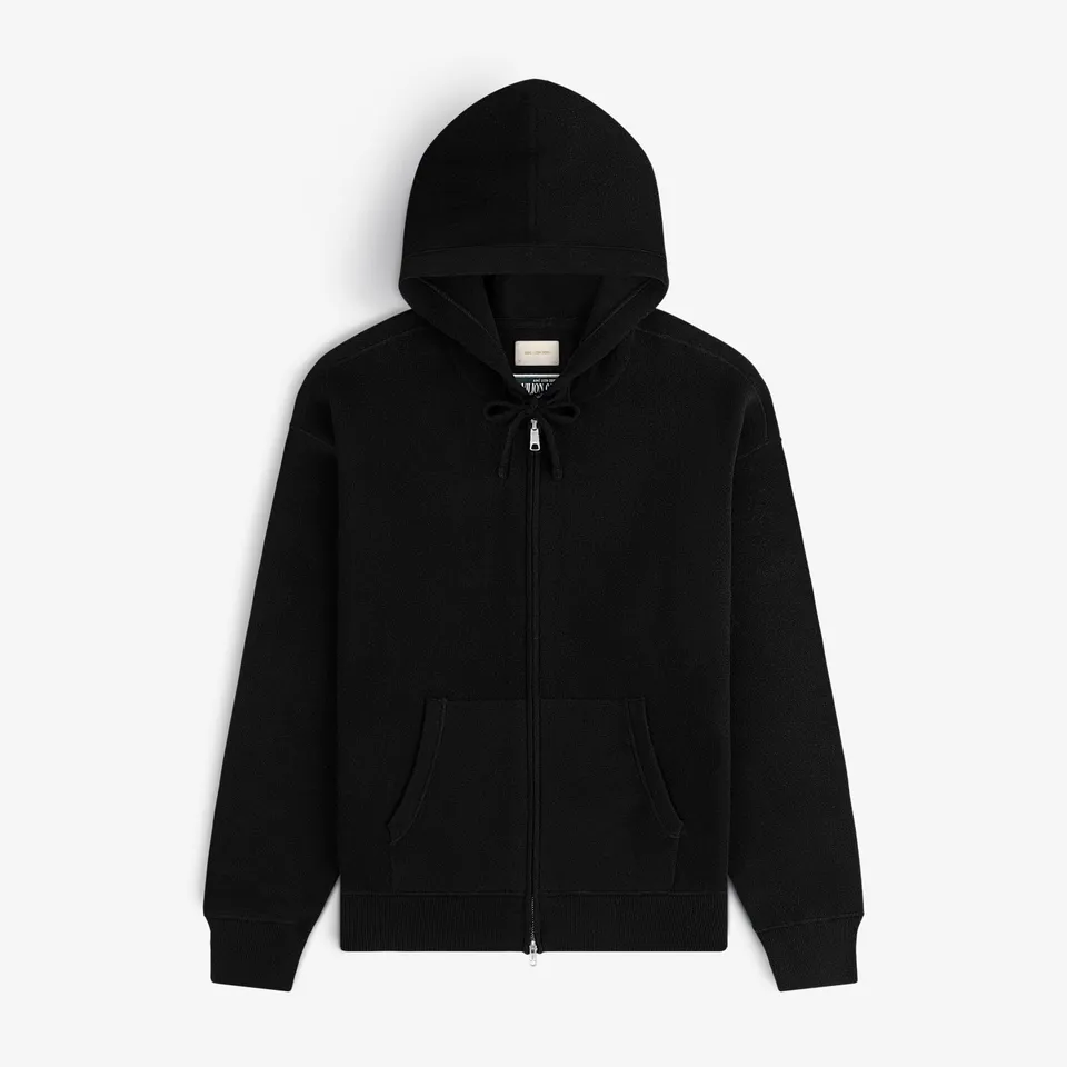 aim-leon-dore-full-zip-pavilion-cashmere-hoodie-schwarz image 1