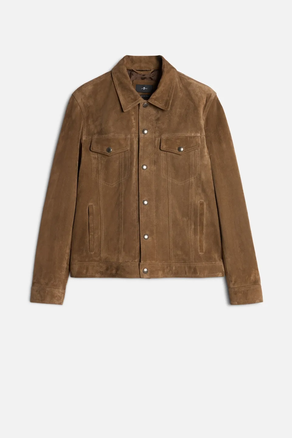 7-for-all-mankind-suede-trucker-jacket-chestnut-herren image 1