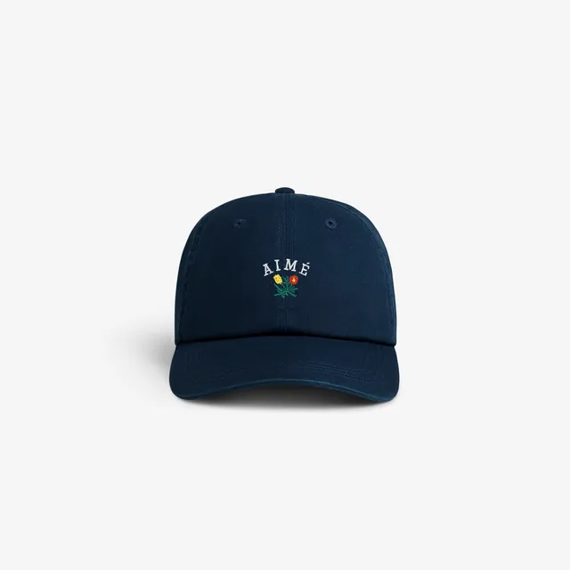 aim-leon-dore-crest-logo-hat-navy image 1