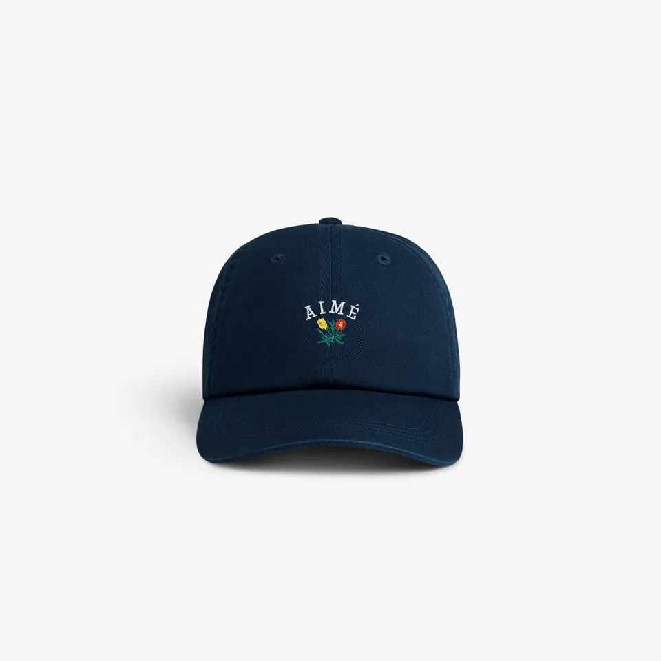 aim-leon-dore-crest-logo-hat-navy image 1