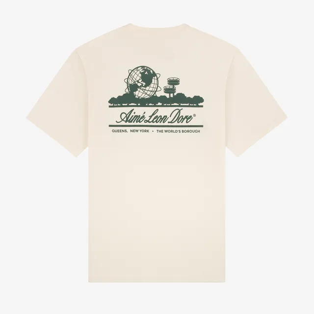 aim-leon-dore-unisphere-tee-cream image 1