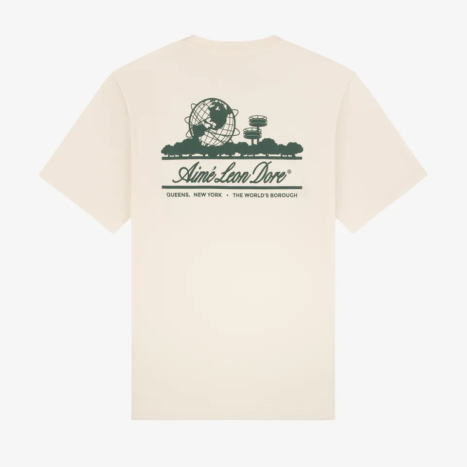 aim-leon-dore-unisphere-tee-cream image 1