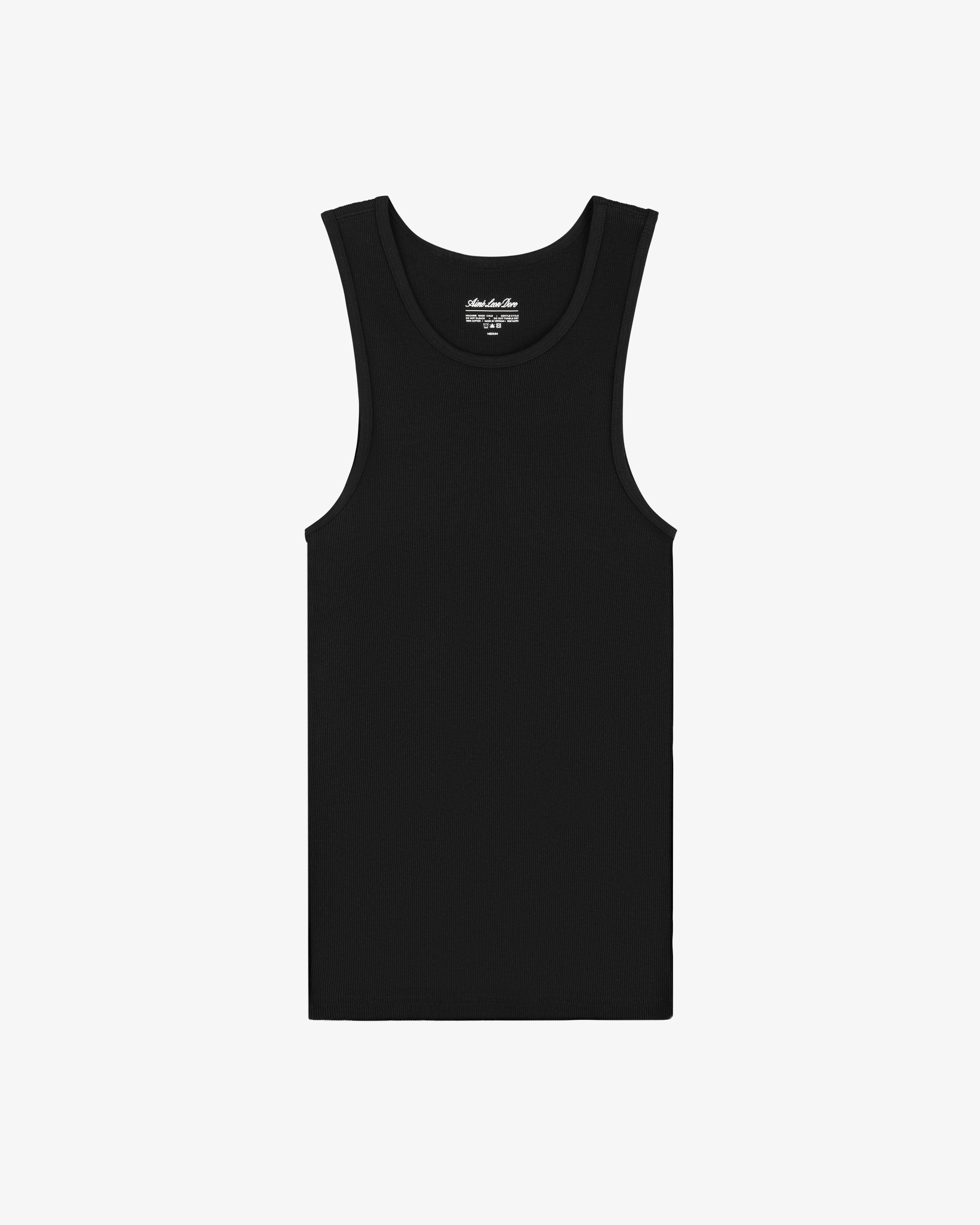 aim-leon-dore-tank-top-3-pack-schwarz-aus-baumwolle image 3