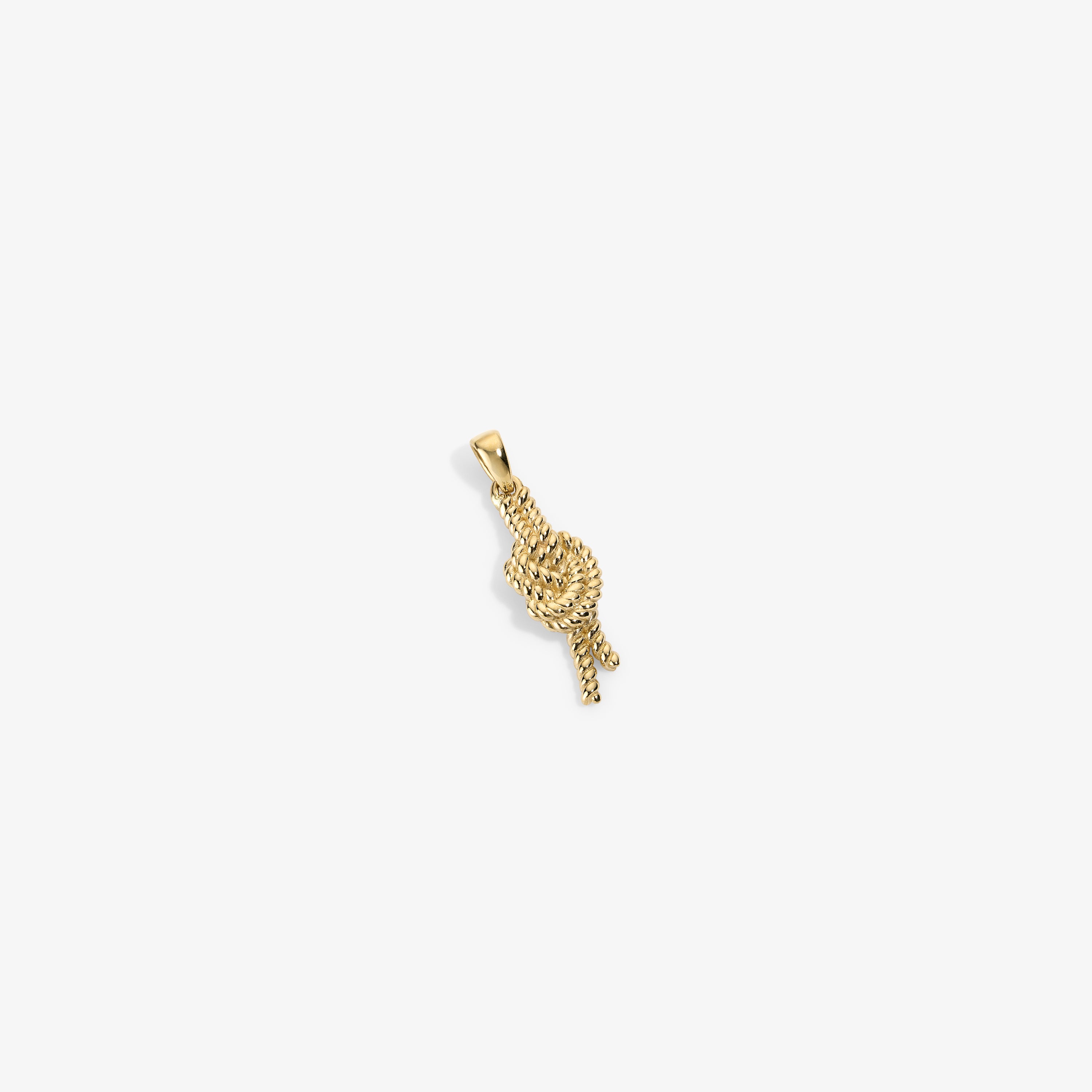 aim-leon-dore-14kt-gold-nautical-knot-anh-nger image 1