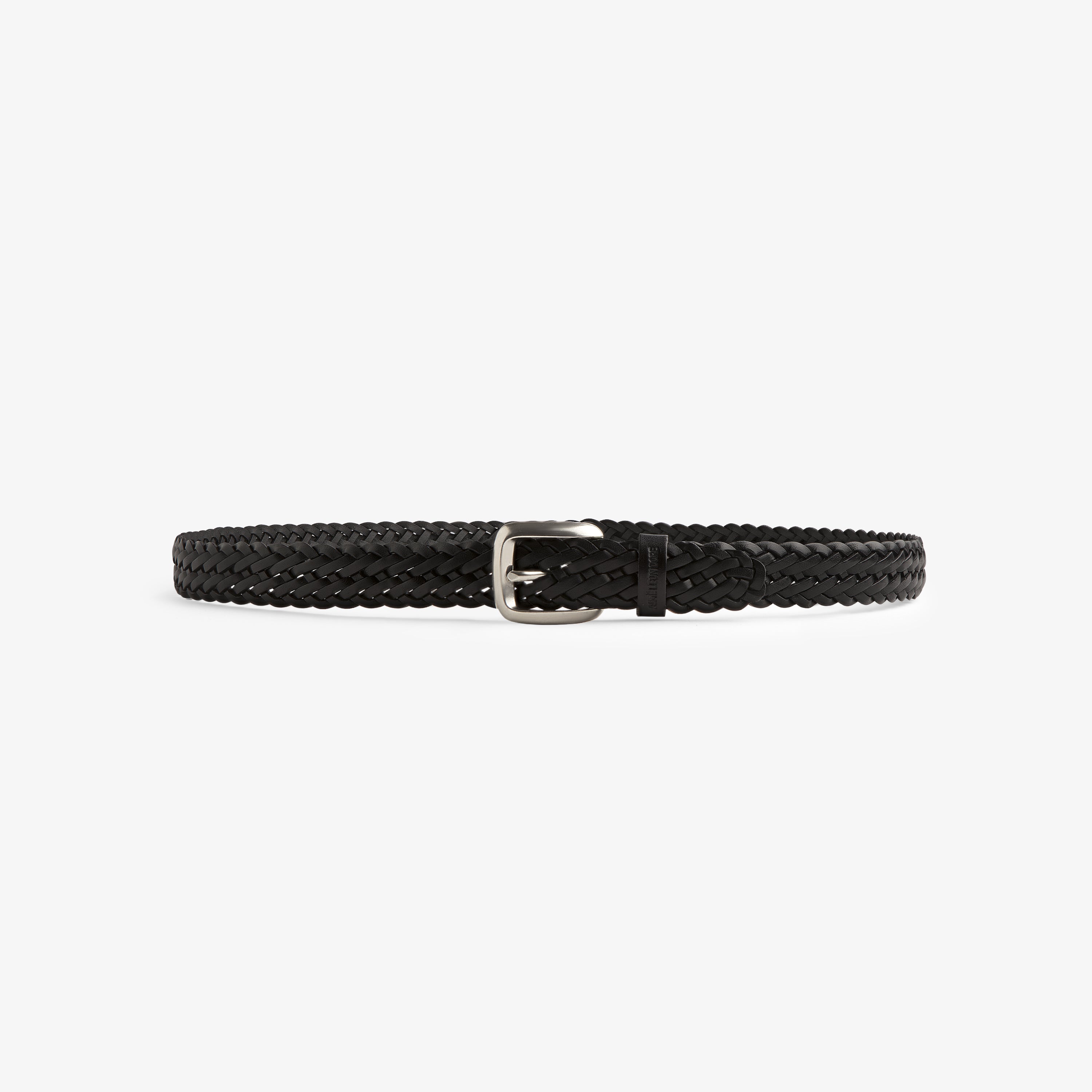 aim-leon-dore-braided-leather-belt-geflochtener-lederg-rtel-schwarz image 1