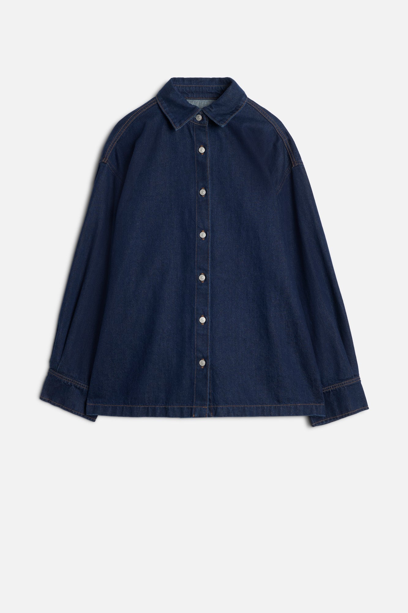 7-for-all-mankind-mankind-pleated-overshirt-unisex-in-franklin image 1