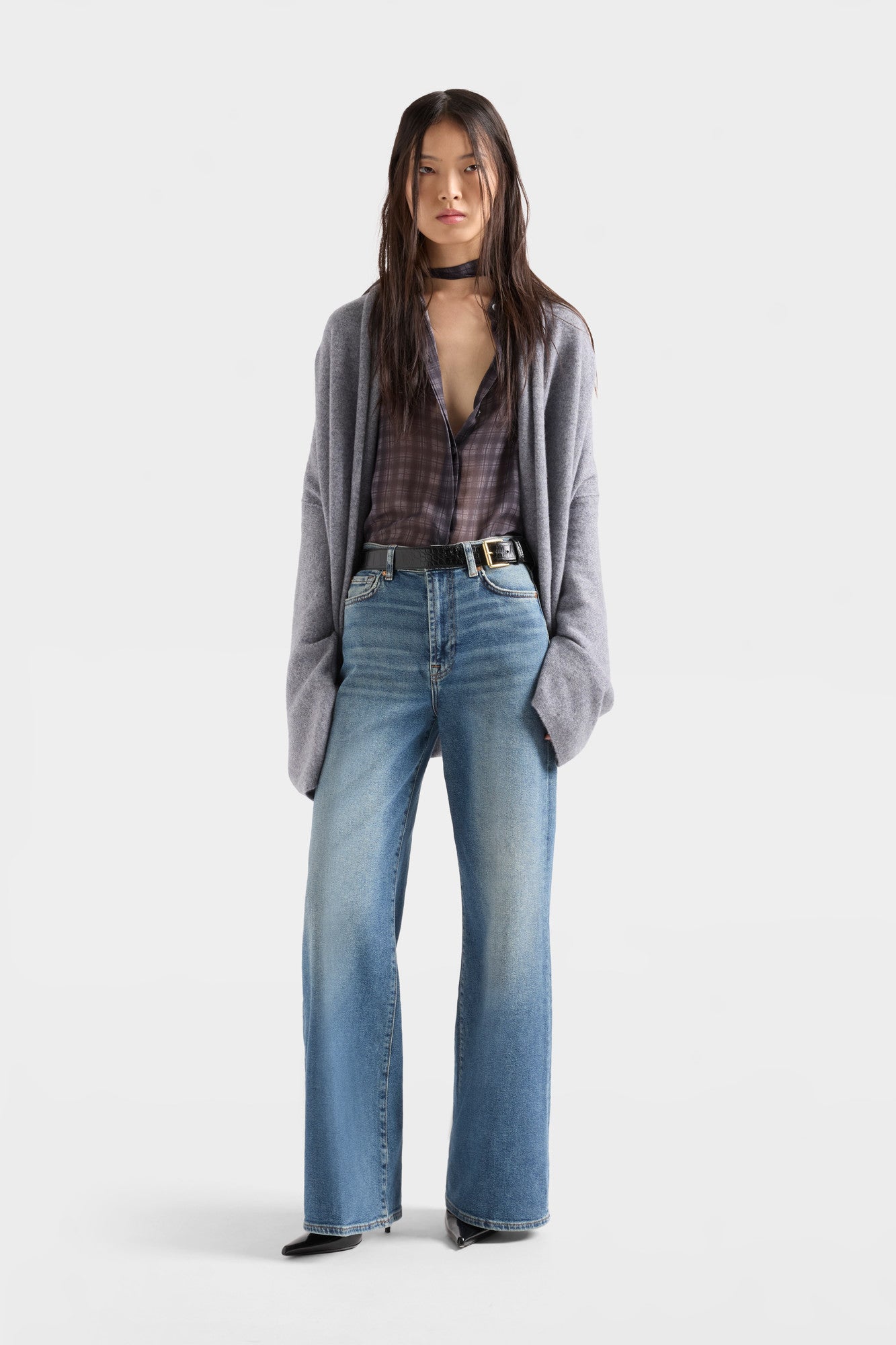 7-for-all-mankind-shawl-cardigan-kaschmir-cardigan-wolf-damen image 2