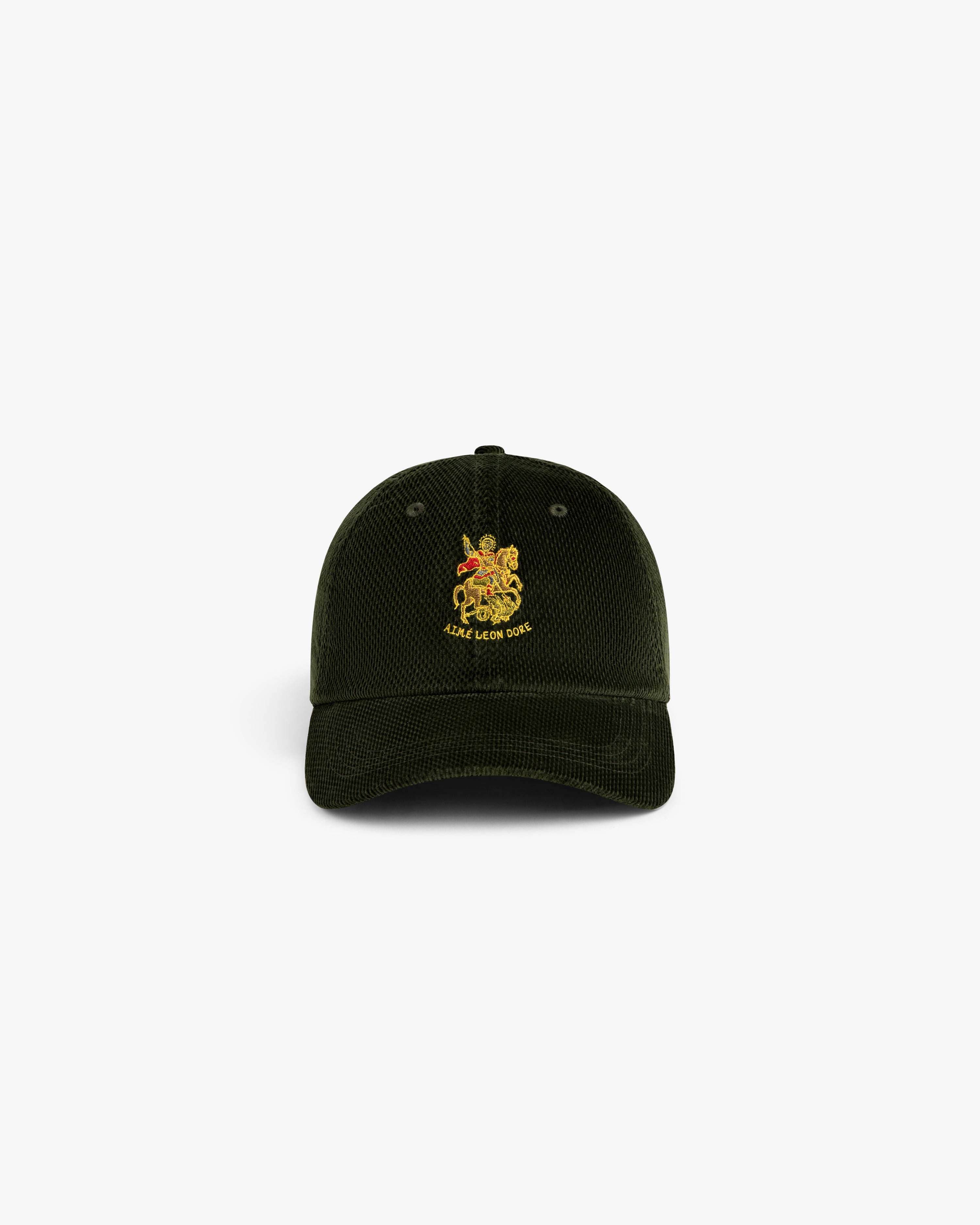 aim-leon-dore-saint-george-corduroy-cap-gr-n image 2