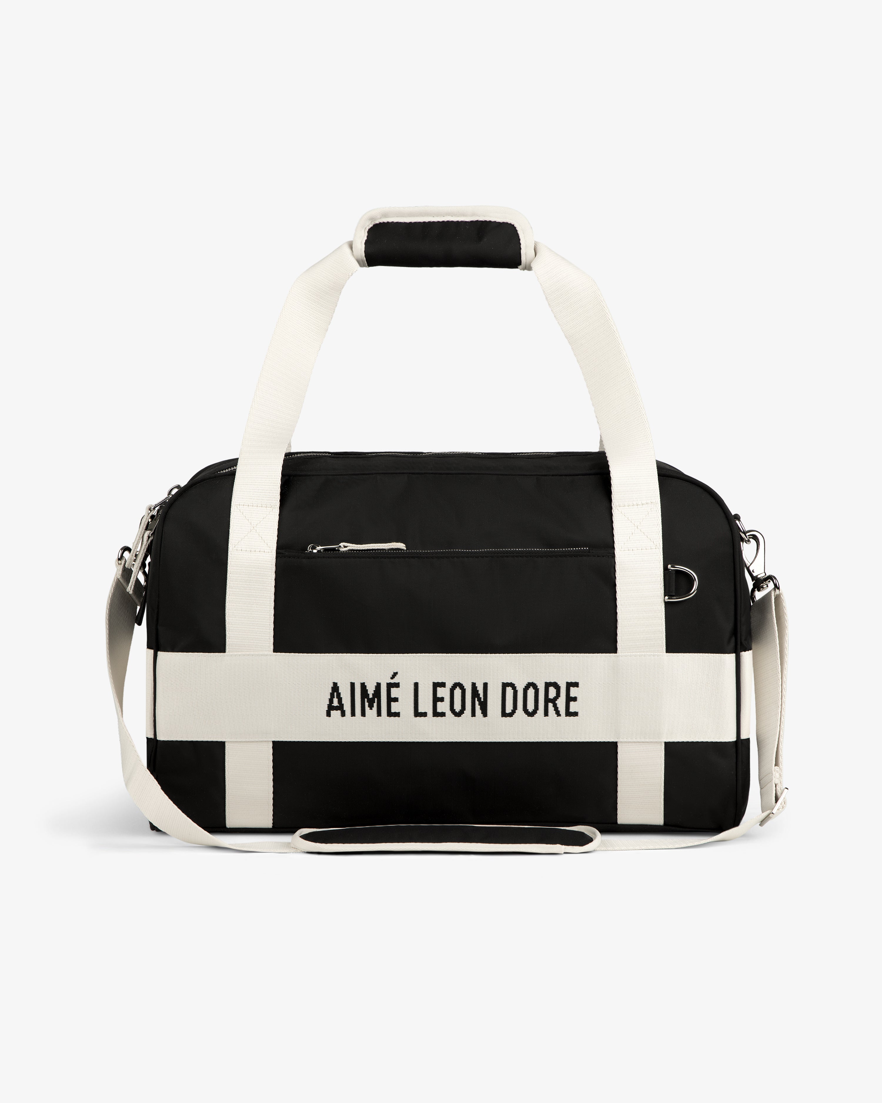 aim-leon-dore-nylon-duffle-bag-reisetasche-schwarz-unisex image 2