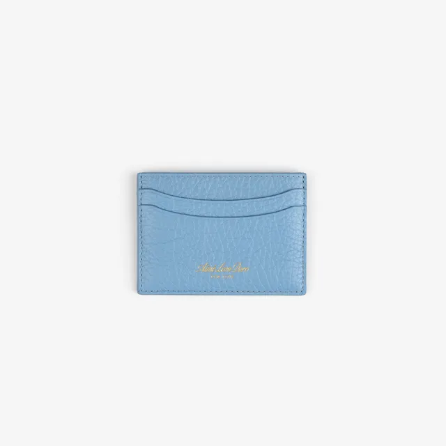 aim-leon-dore-tumbled-leather-card-holder-blau image 1