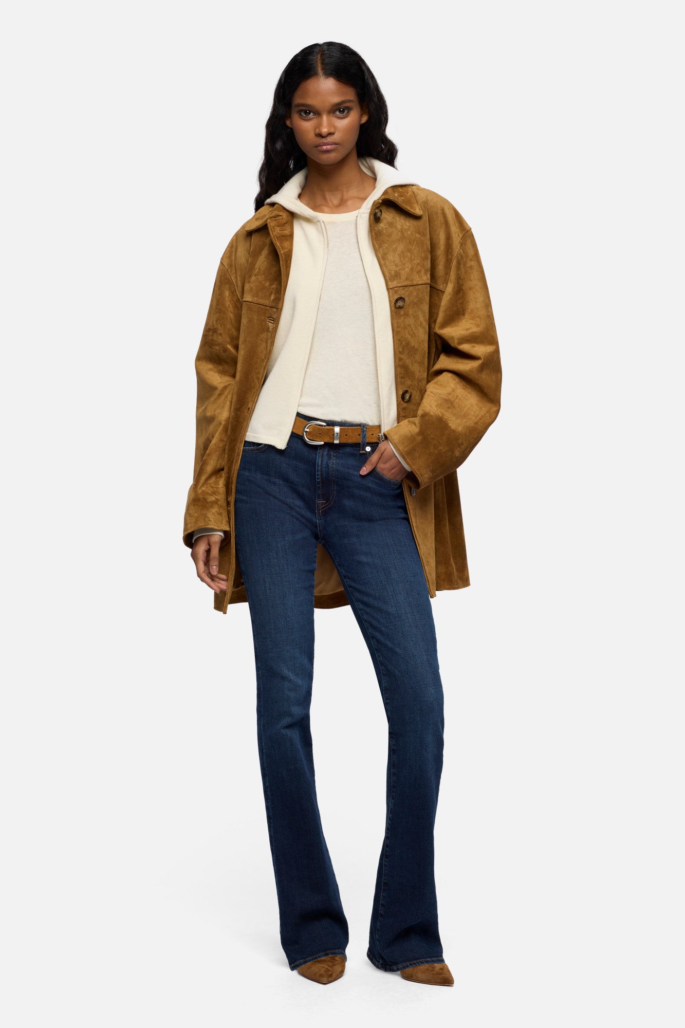 7-for-all-mankind-bootcut-jeans-damen-slim-illusion-midnight-fade image 7