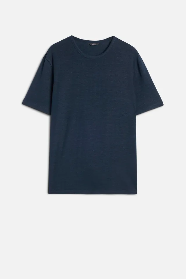7-for-all-mankind-linen-tee-t-shirt-herren-ocean-floor image 1
